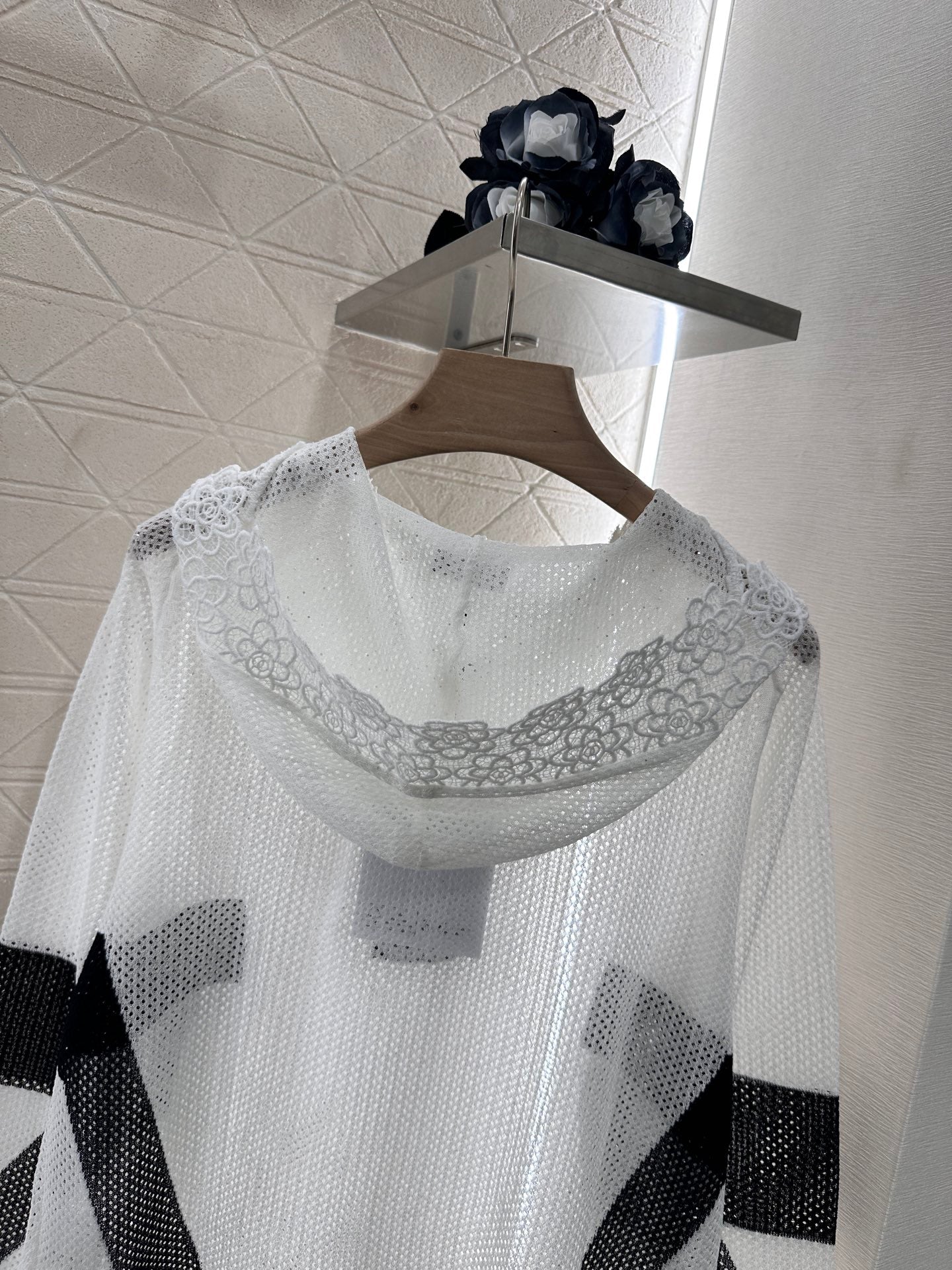 C*♥2025 new product Hollow knitted long sleeves