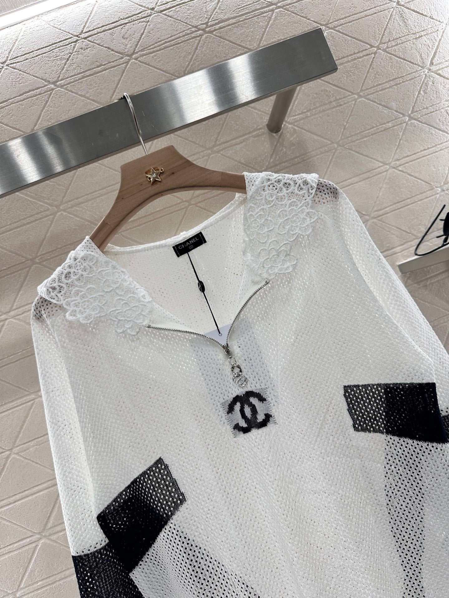 C*♥2025 new product Hollow knitted long sleeves