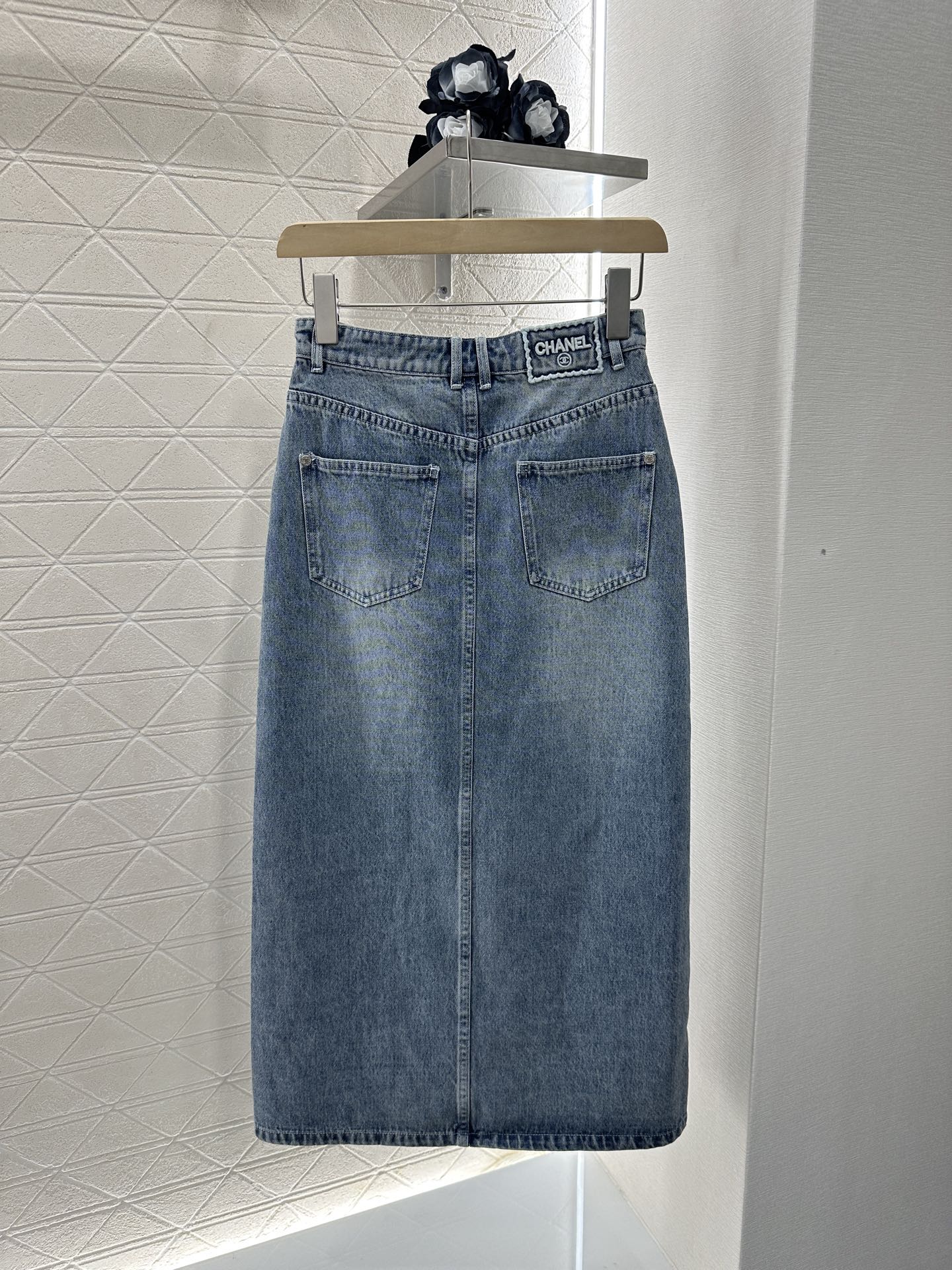 C*♥2025 new product Denim long skirt