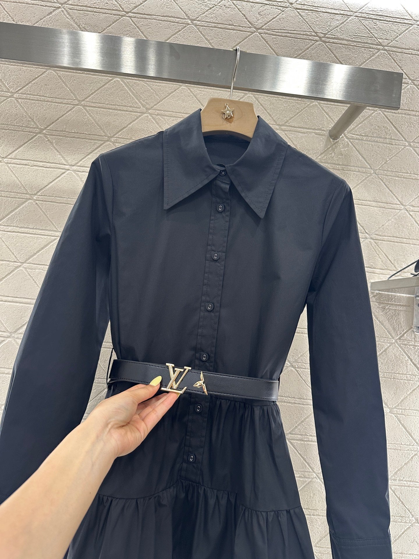 Louis *♥2025 new products Belt dress