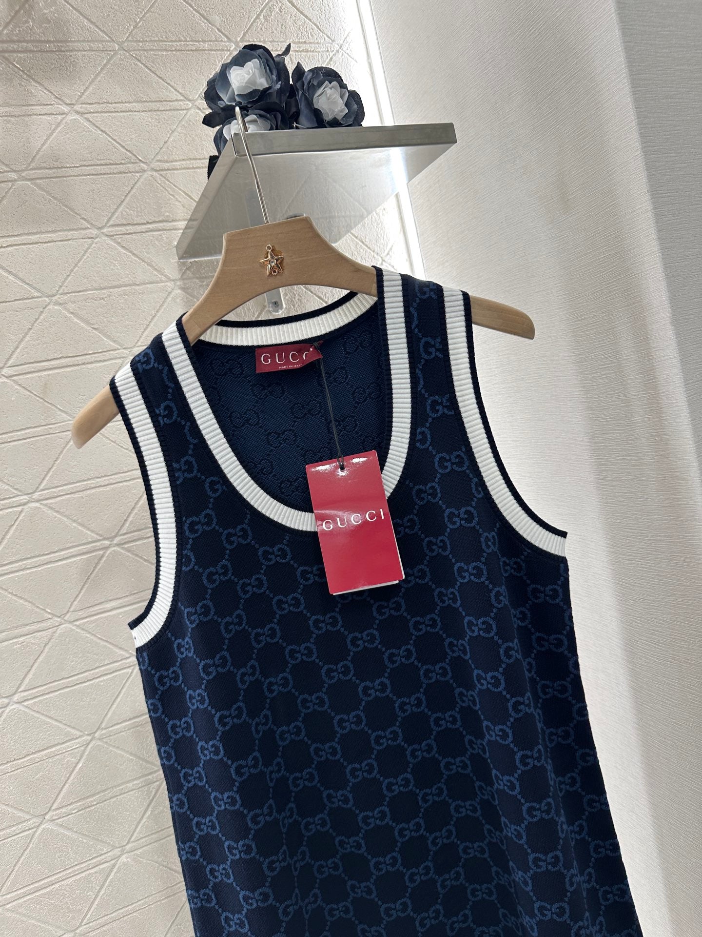 G*♥2025 new product Knitted vest dress