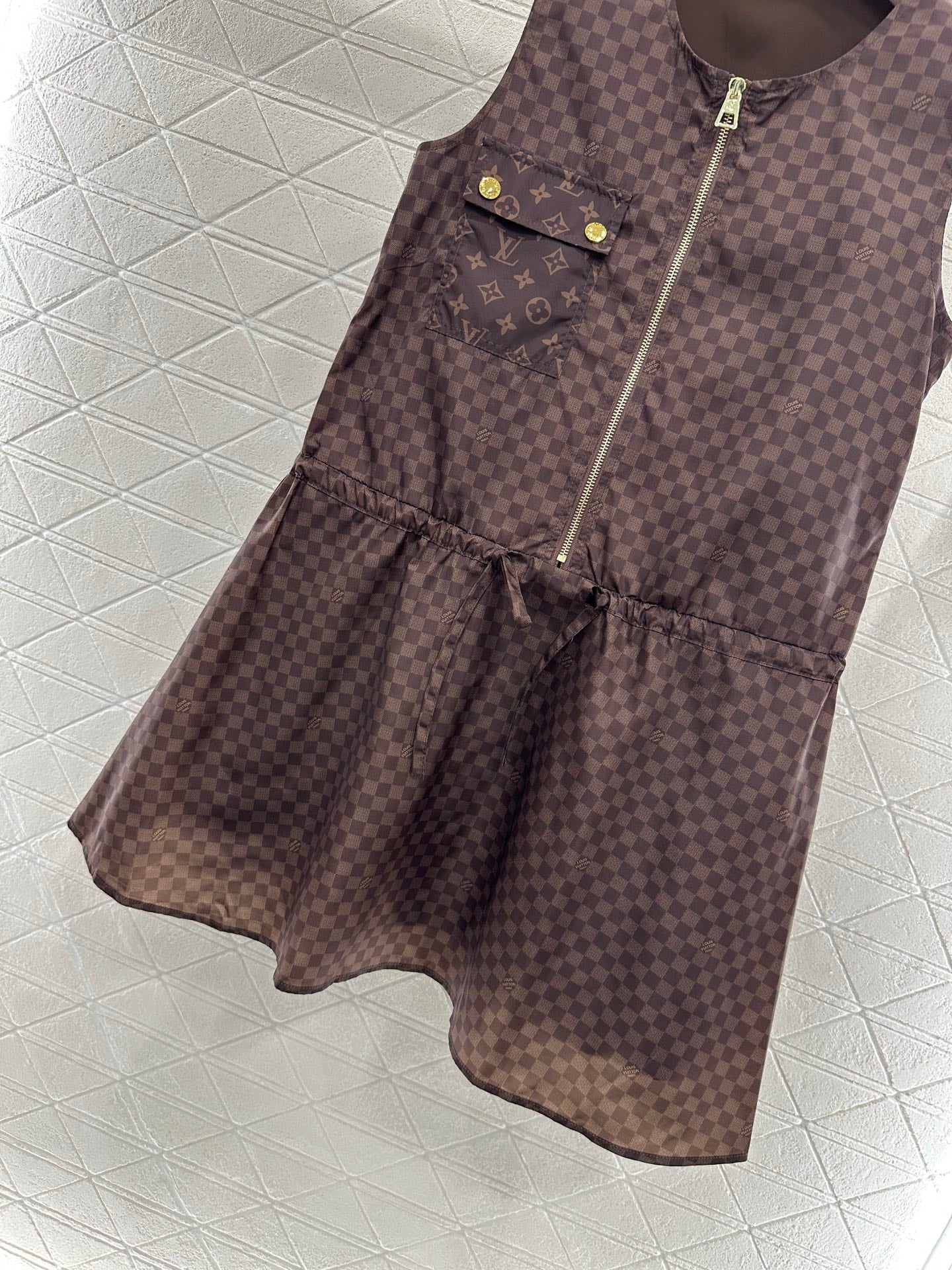 Louis *♥2025 new product Zipper vest dress