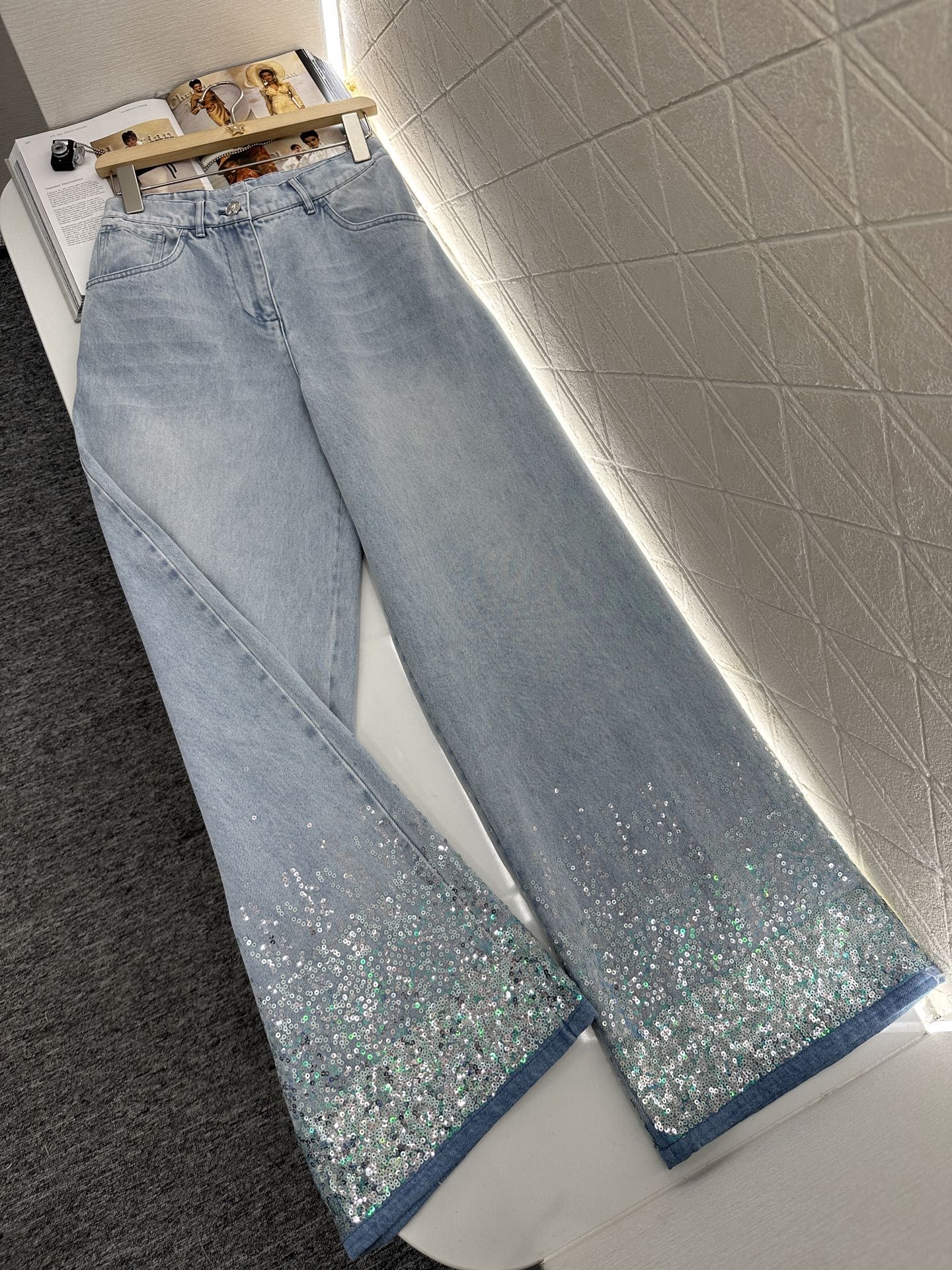 C*♥2025 new products Sequin jeans