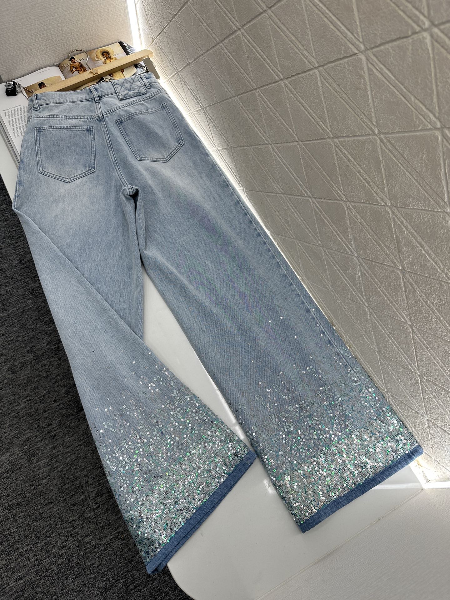 C*♥2025 new products Sequin jeans