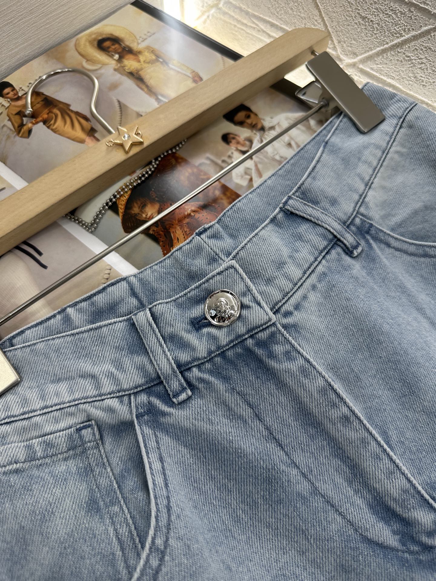 C*♥2025 new products Sequin jeans