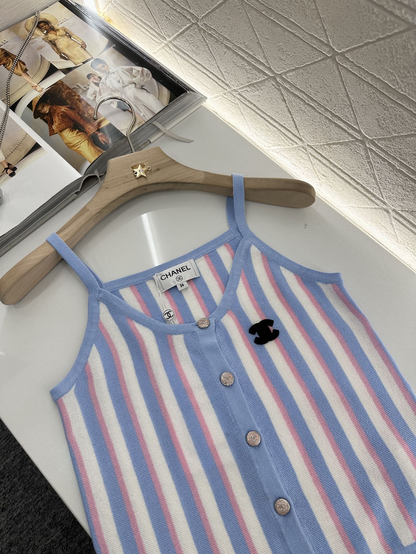 C*♥2025 new product Striped camisole