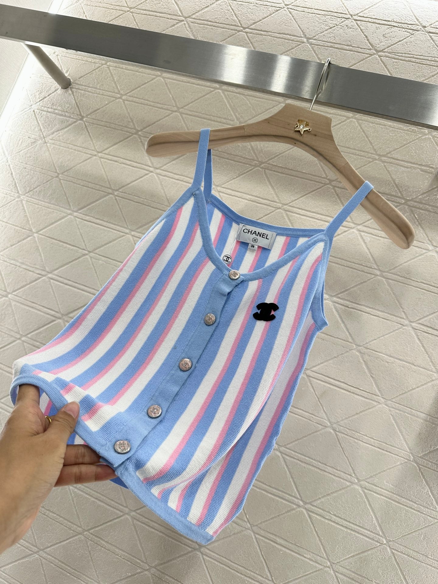 C*♥2025 new product Striped camisole