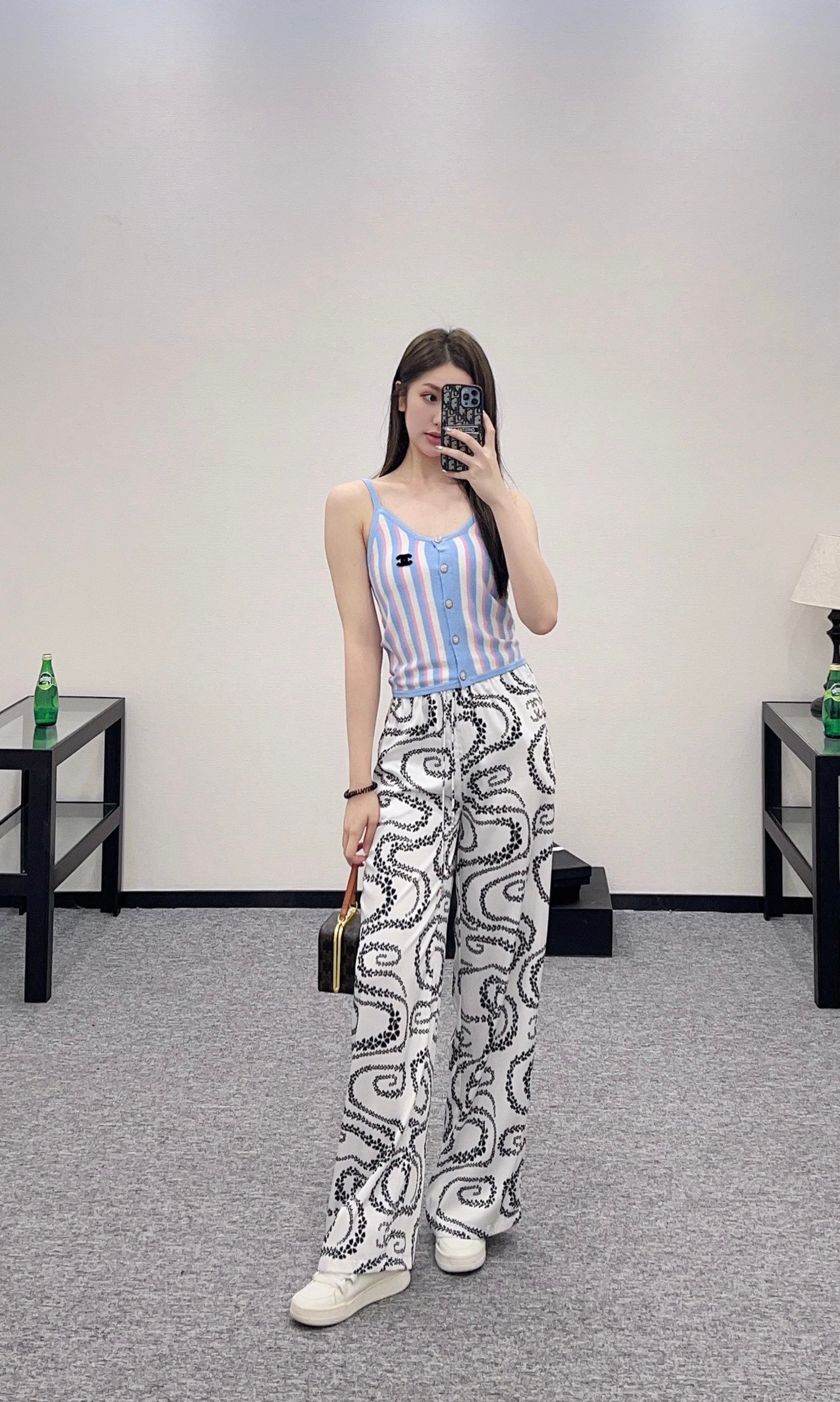 C*♥2025 new product Striped camisole