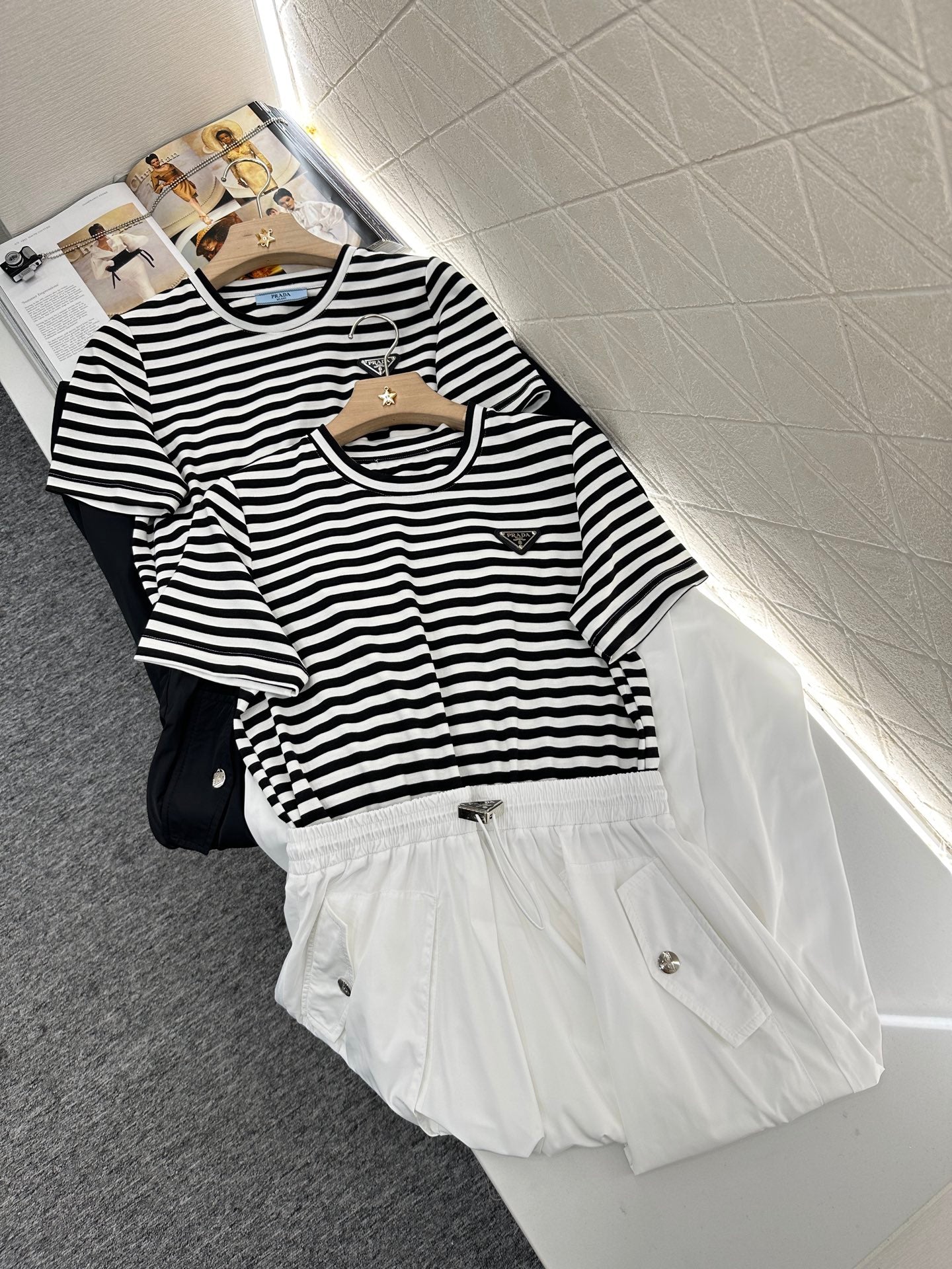 P*♥2025 new products Striped dress