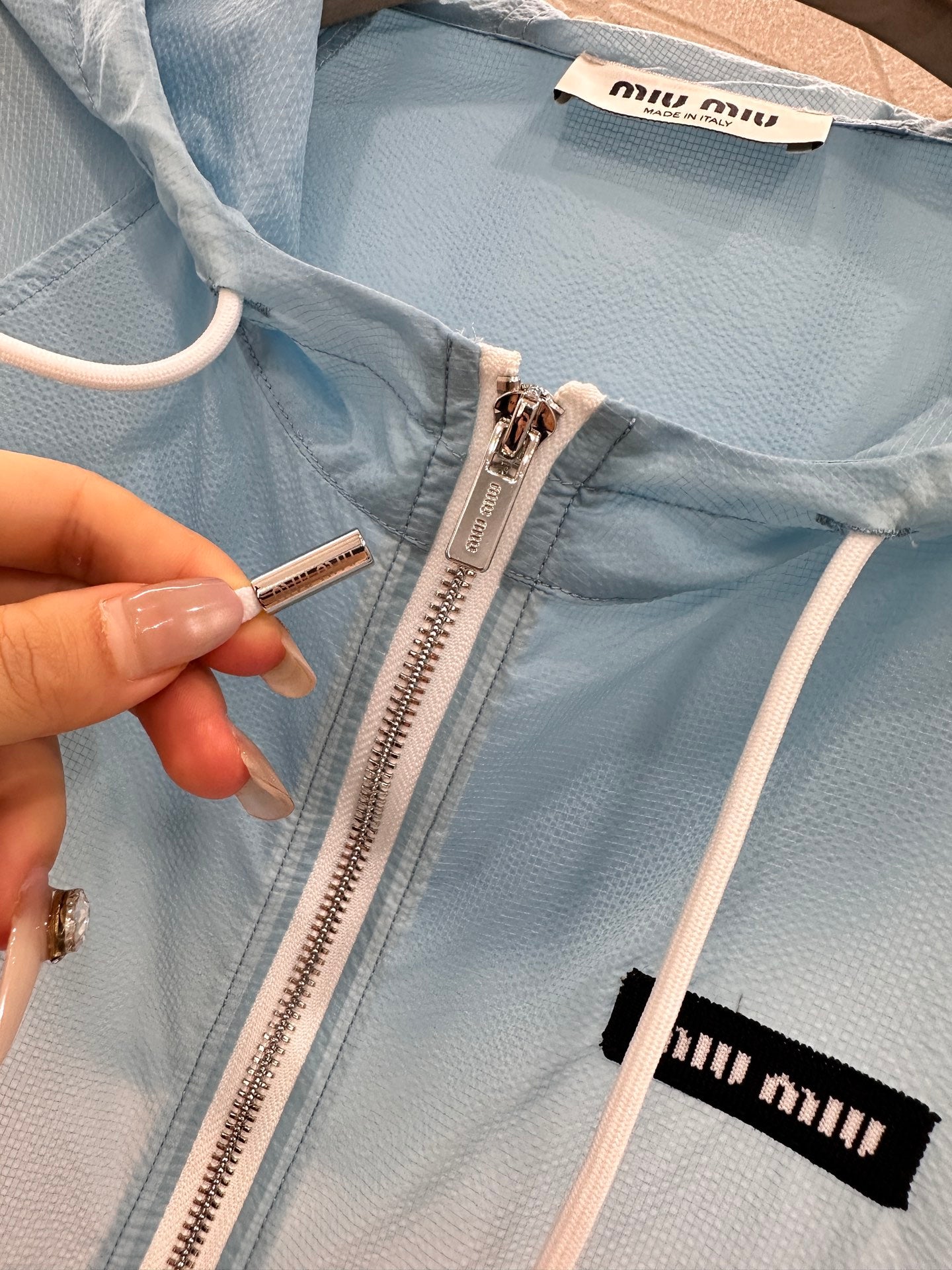 Mi*mi*♥2025 new product Hooded jacket