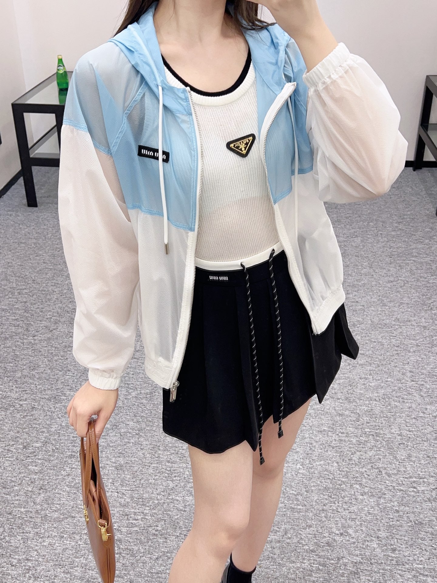 Mi*mi*♥2025 new product Hooded jacket