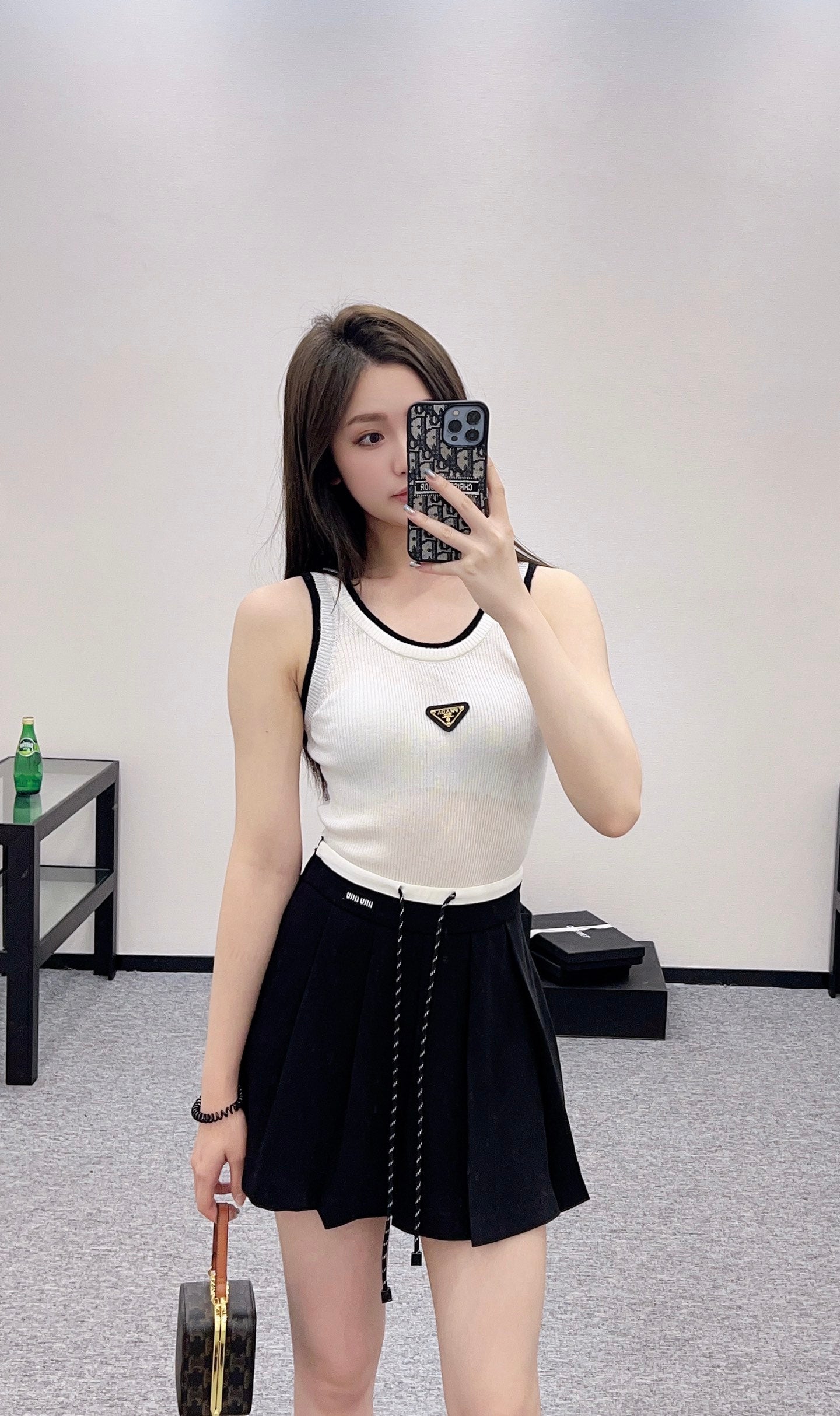 Mi*mi*♥2025 new product Drawstring skirt