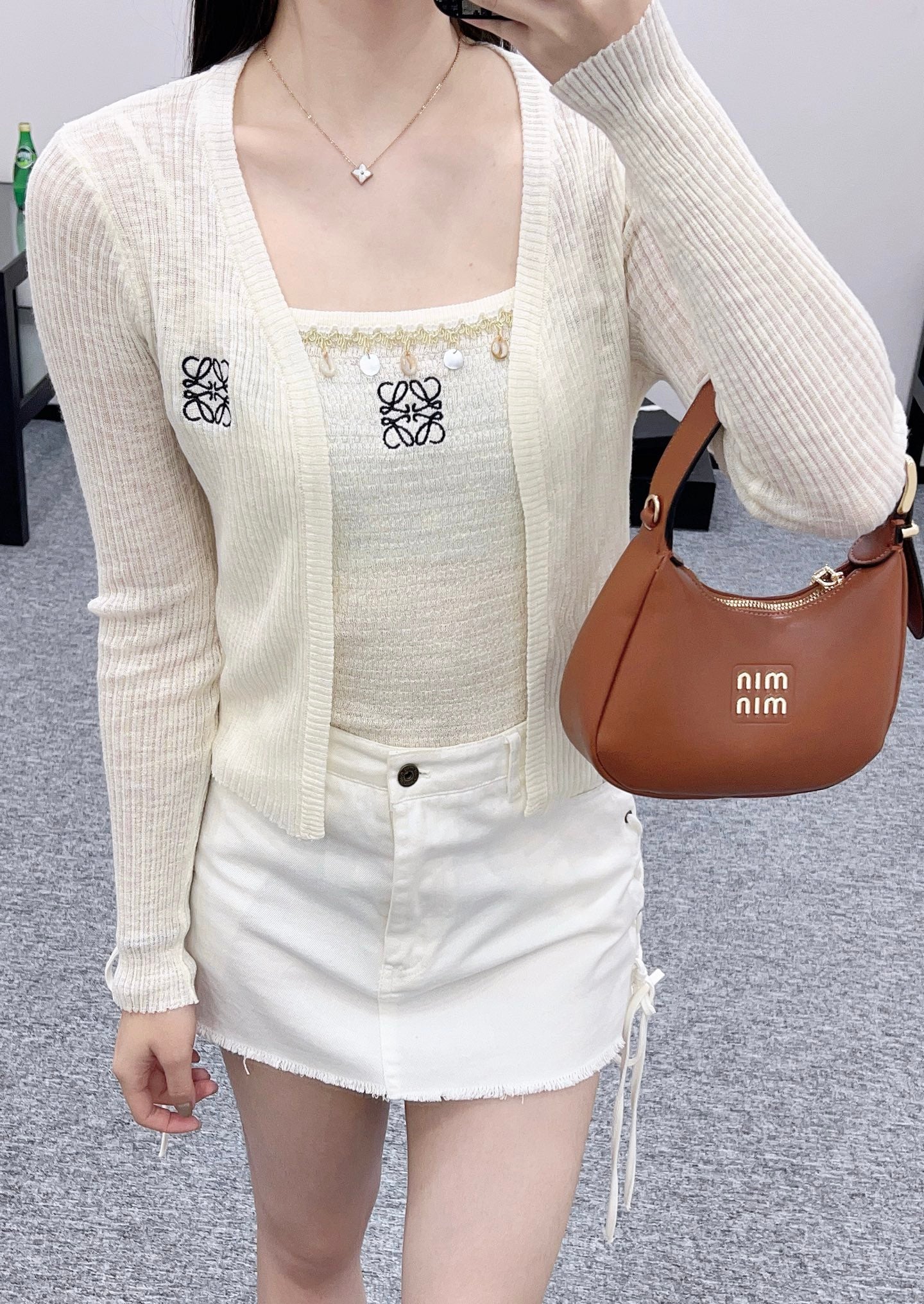 L*♥2025 new products Knitted cardigan