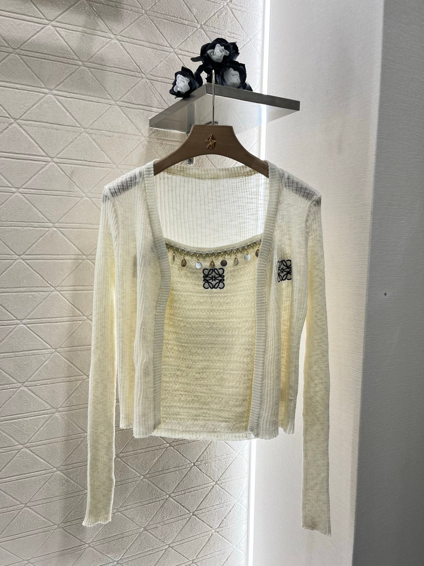 L*♥2025 new products Knitted cardigan