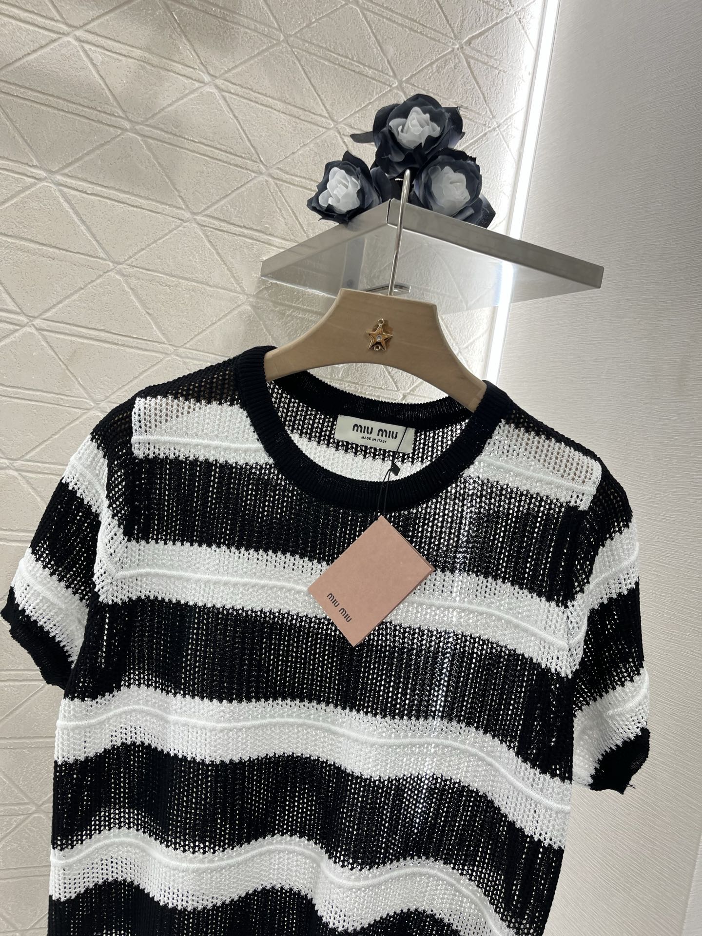 Mi*mi*♥2025 new products Embroidered short sleeves
