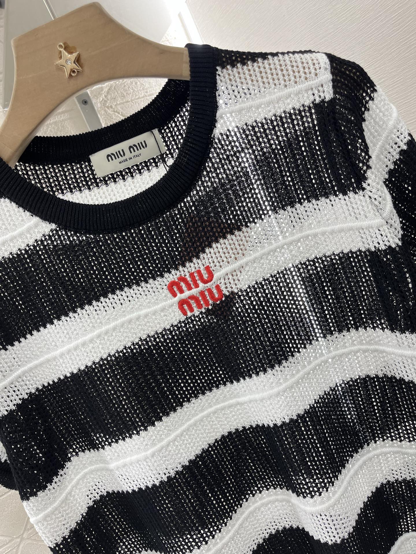 Mi*mi*♥2025 new products Embroidered short sleeves