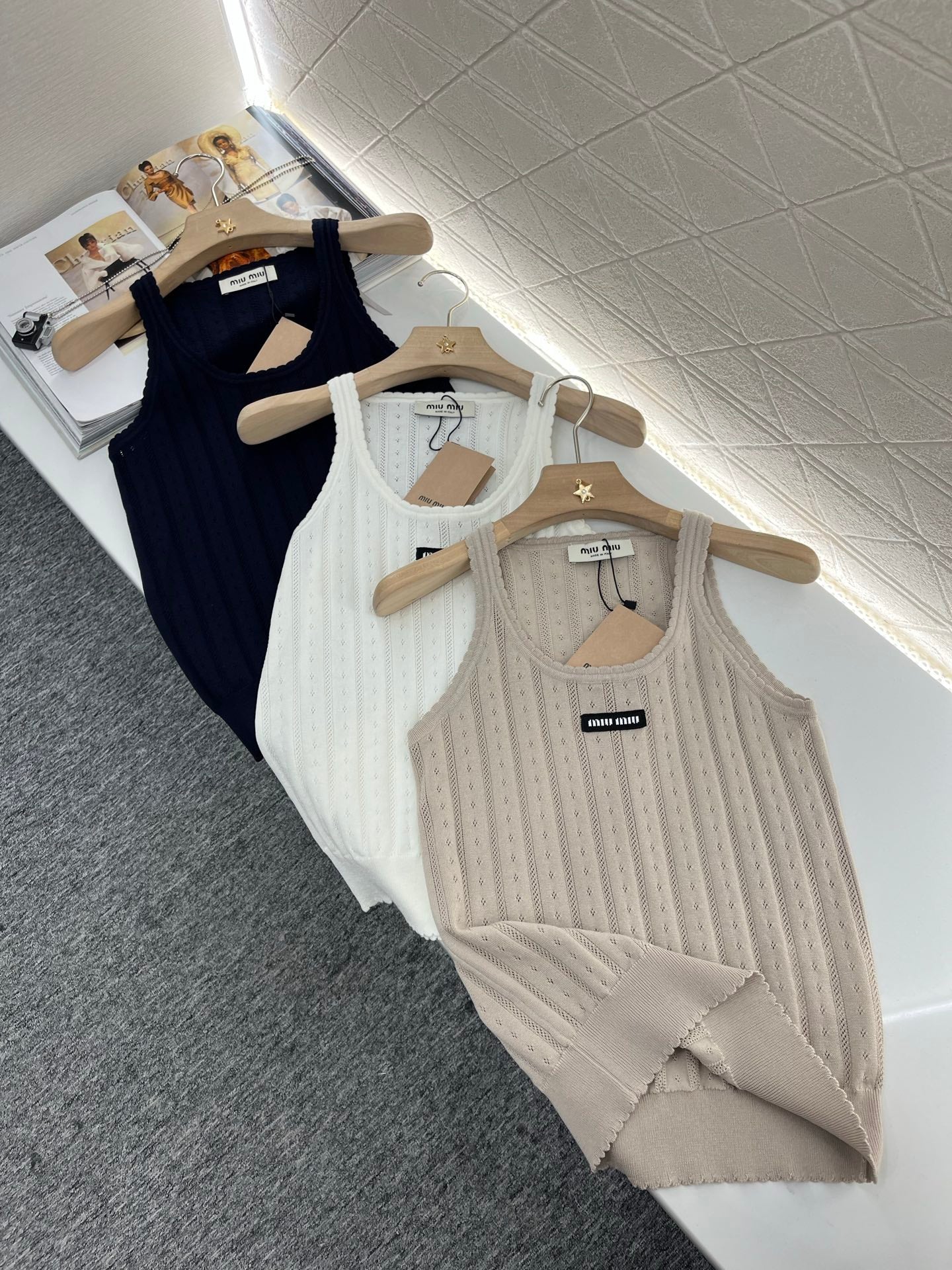 Mi*mi*♥2025 new product Knitted vest