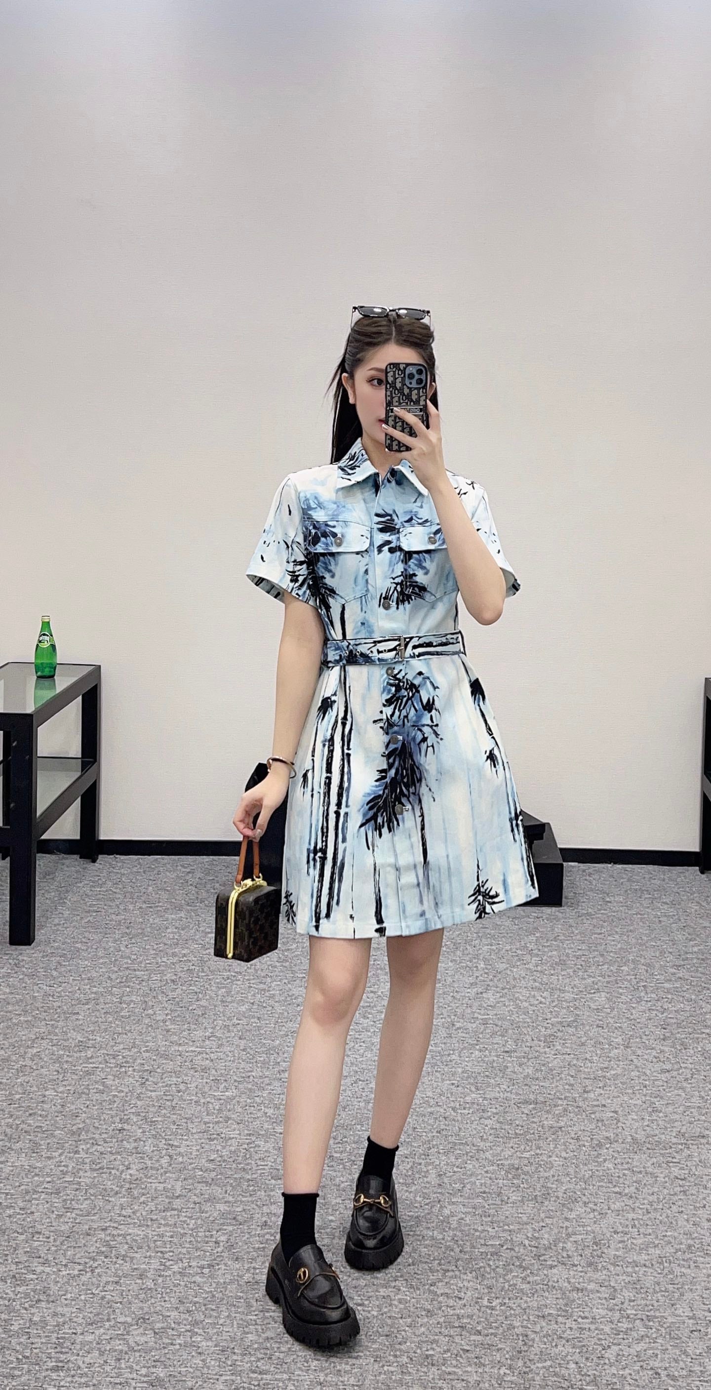 D*♥2025 new products Denim dress