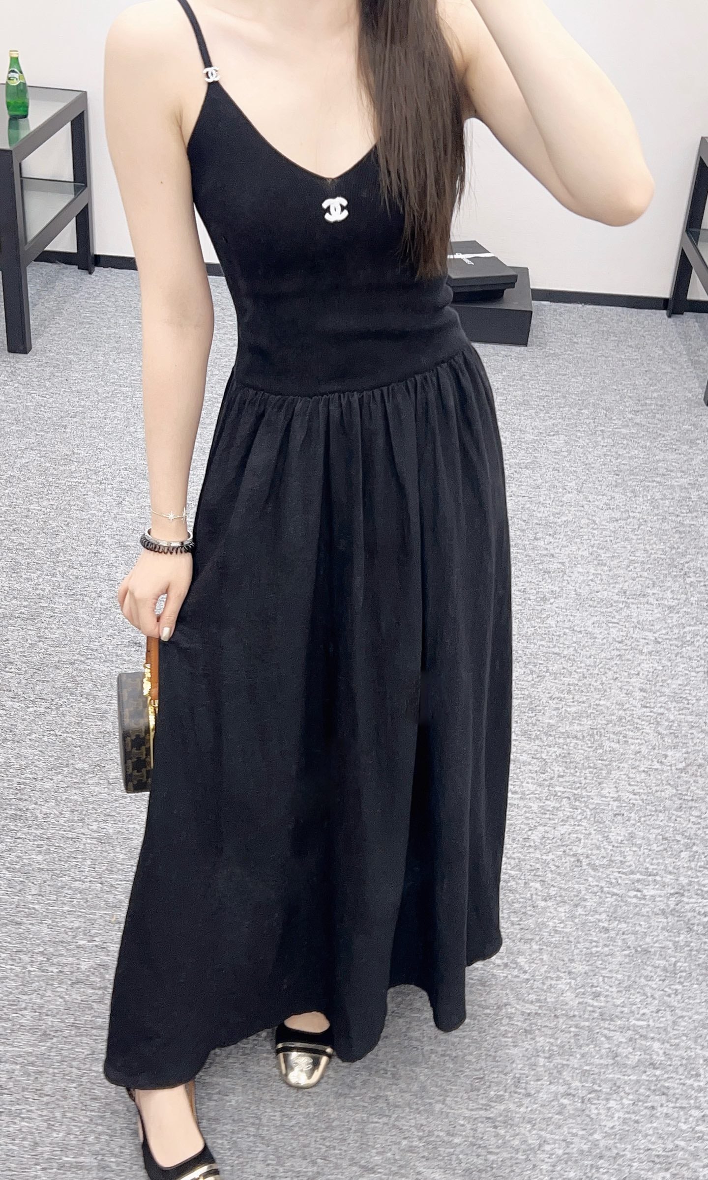 C*♥2025 new product Long suspender skirt