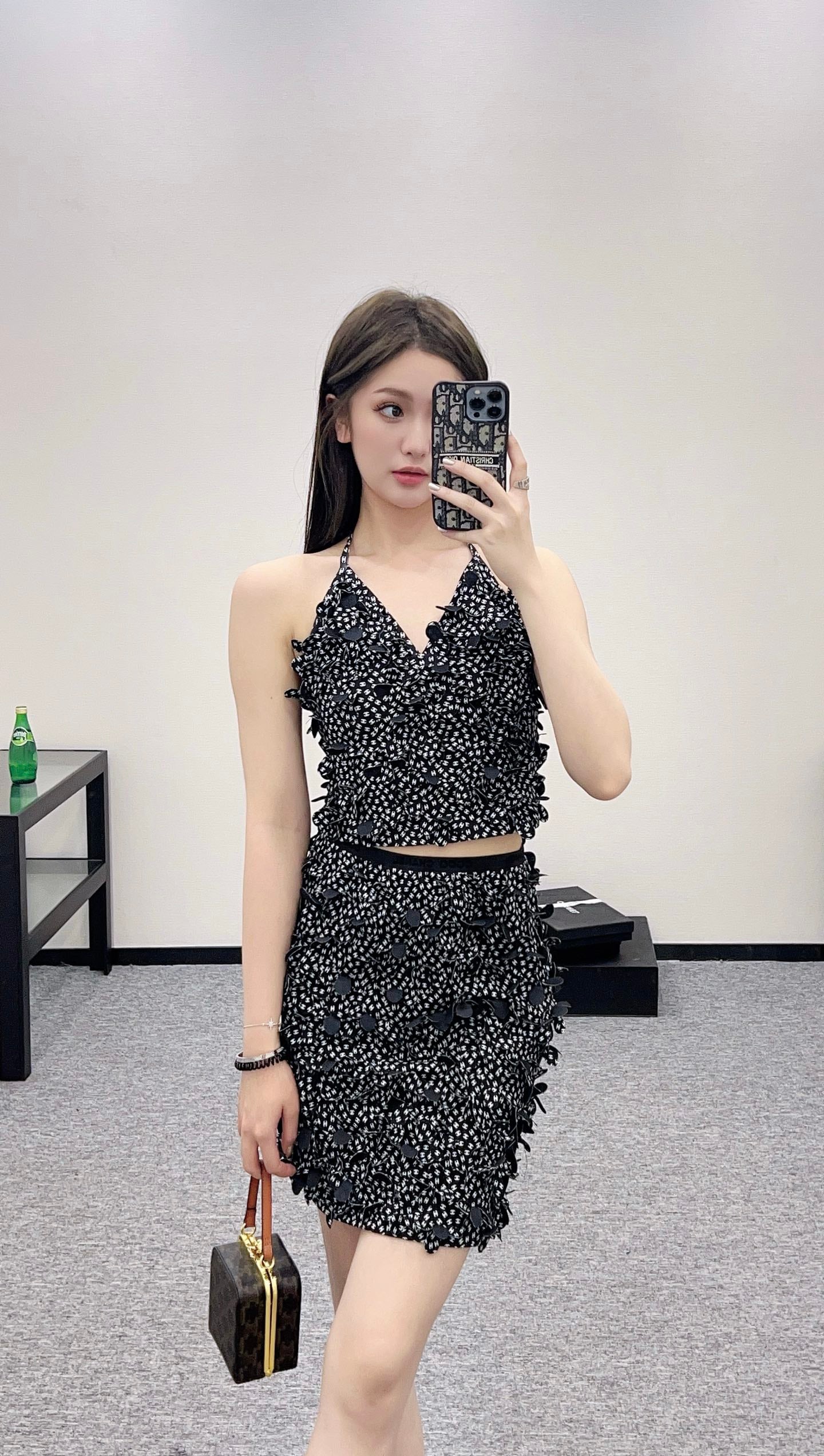 C*♥2025 new product Suspender skirt suit