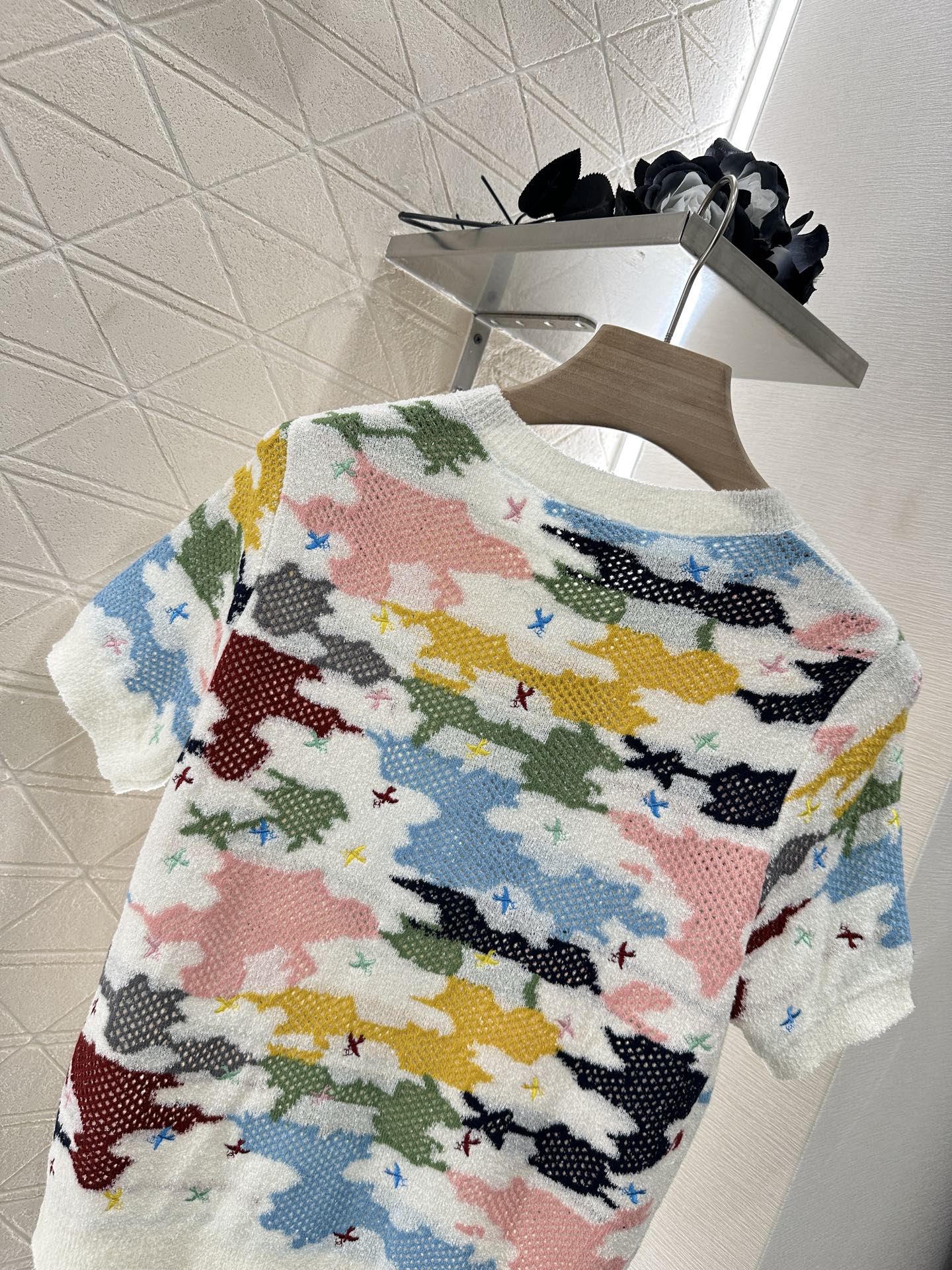 C*♥2025 new product Colorful knitted cardigan