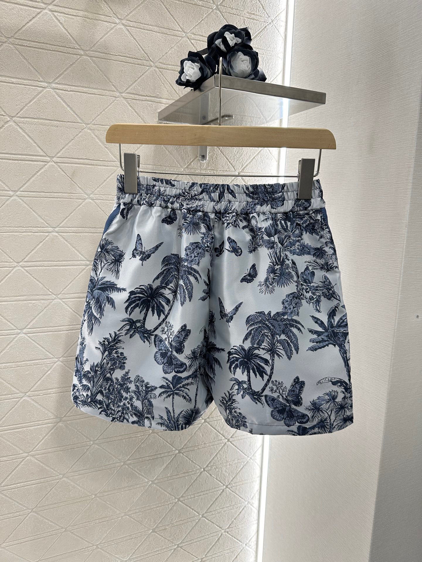 D*♥2025 new product Jacquard webbing shorts set