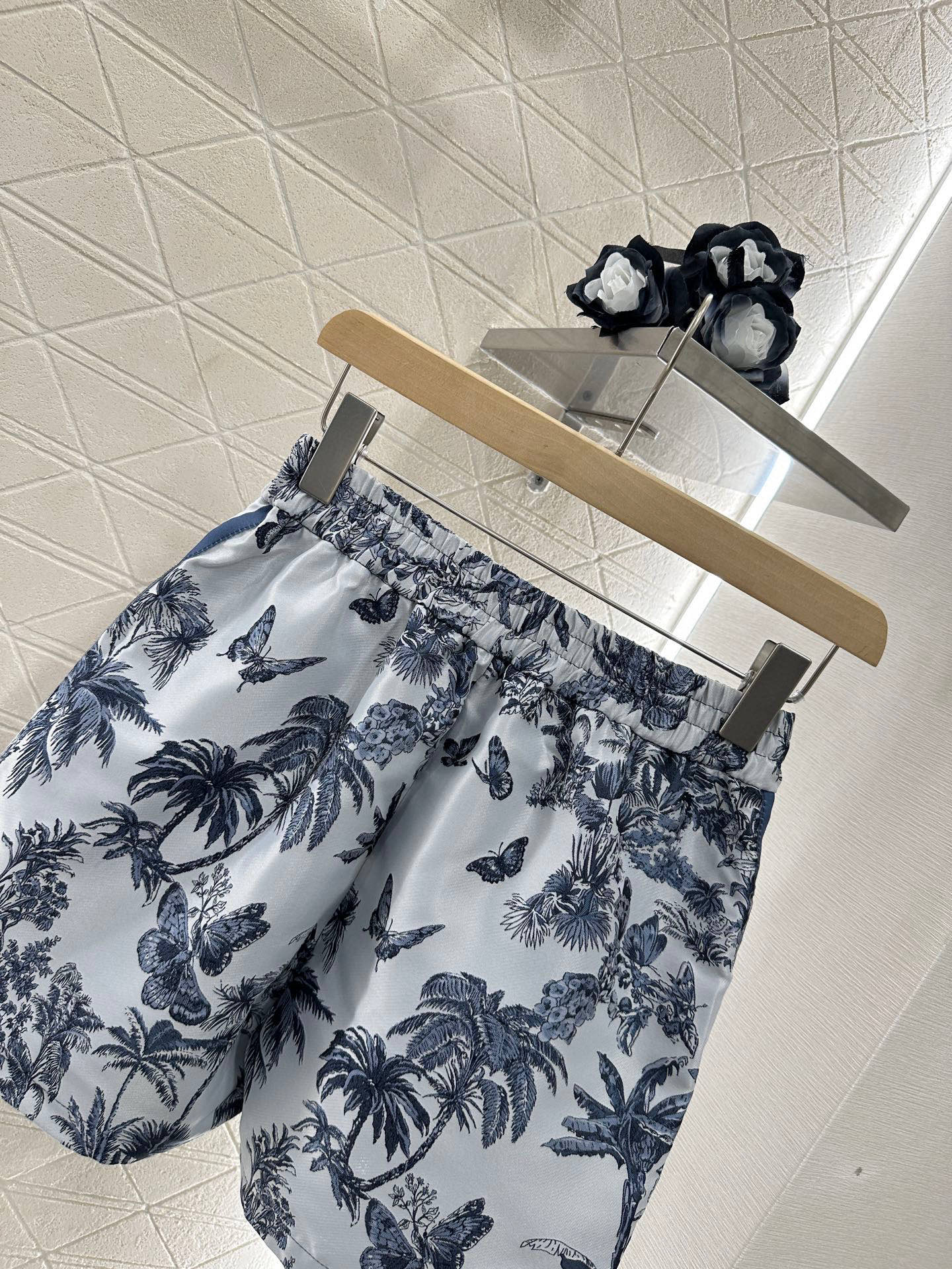 D*♥2025 new product Jacquard webbing shorts set