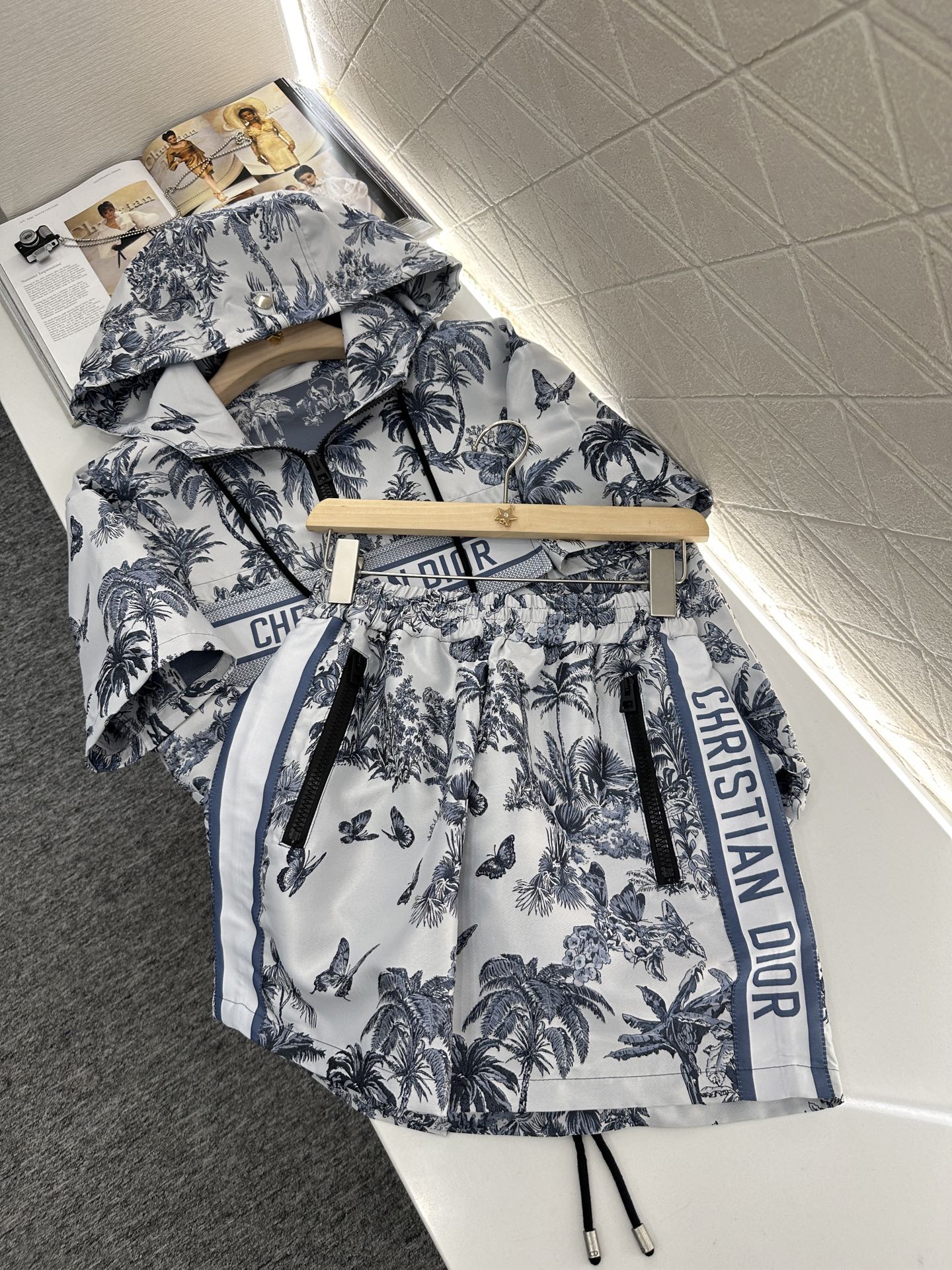 D*♥2025 new product Jacquard webbing shorts set
