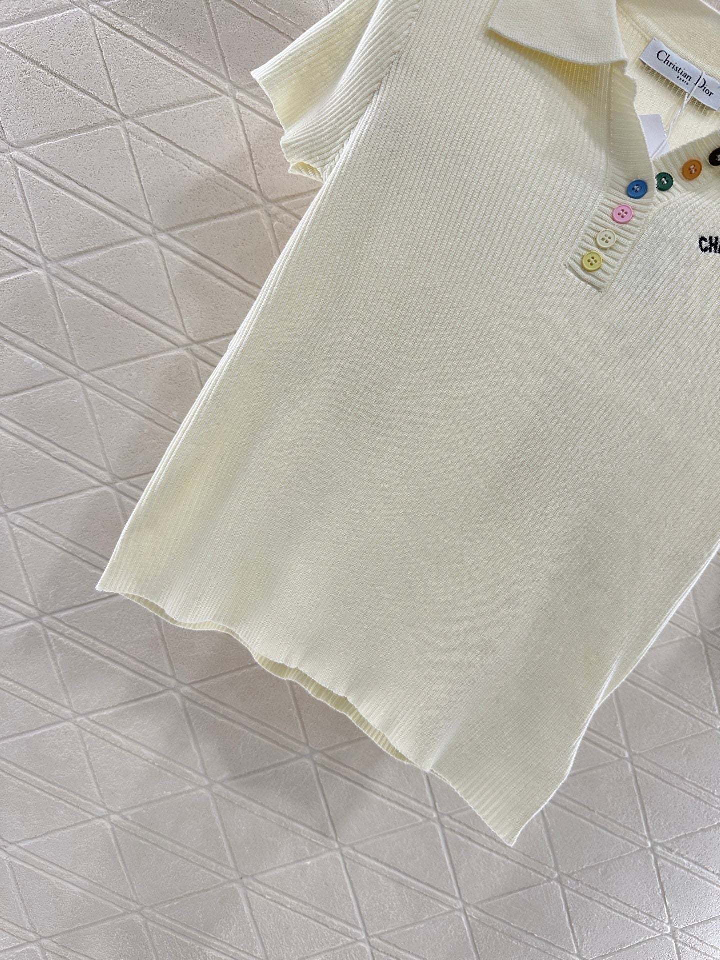 D*♥2025 new product Slim fit knitted short sleeves