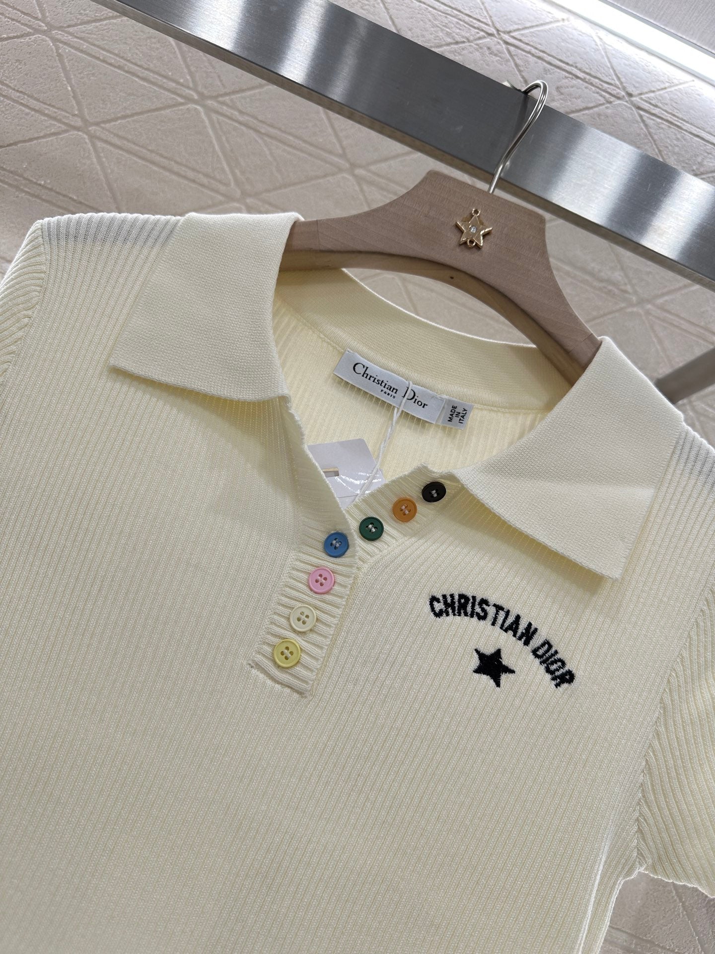 D*♥2025 new product Slim fit knitted short sleeves