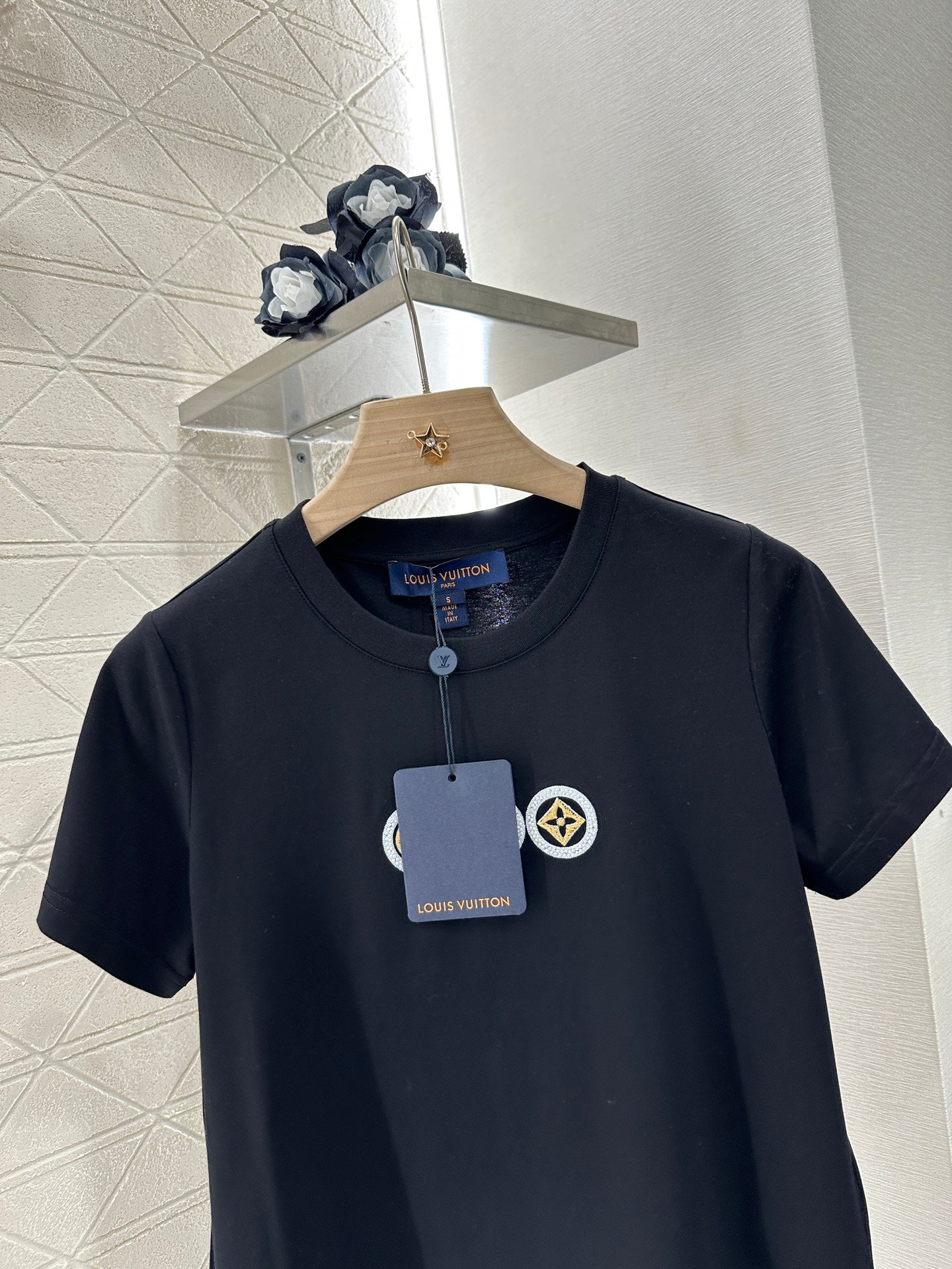 L*♥2025 new product Letter short sleeves