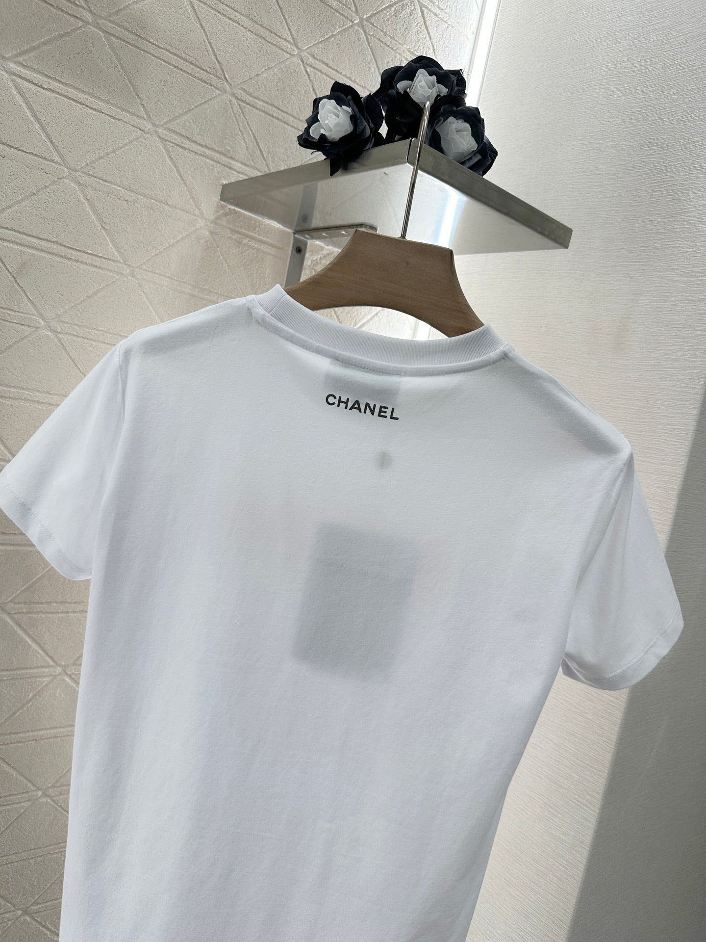 C*♥2025 new product Embroidered beaded short sleeves
