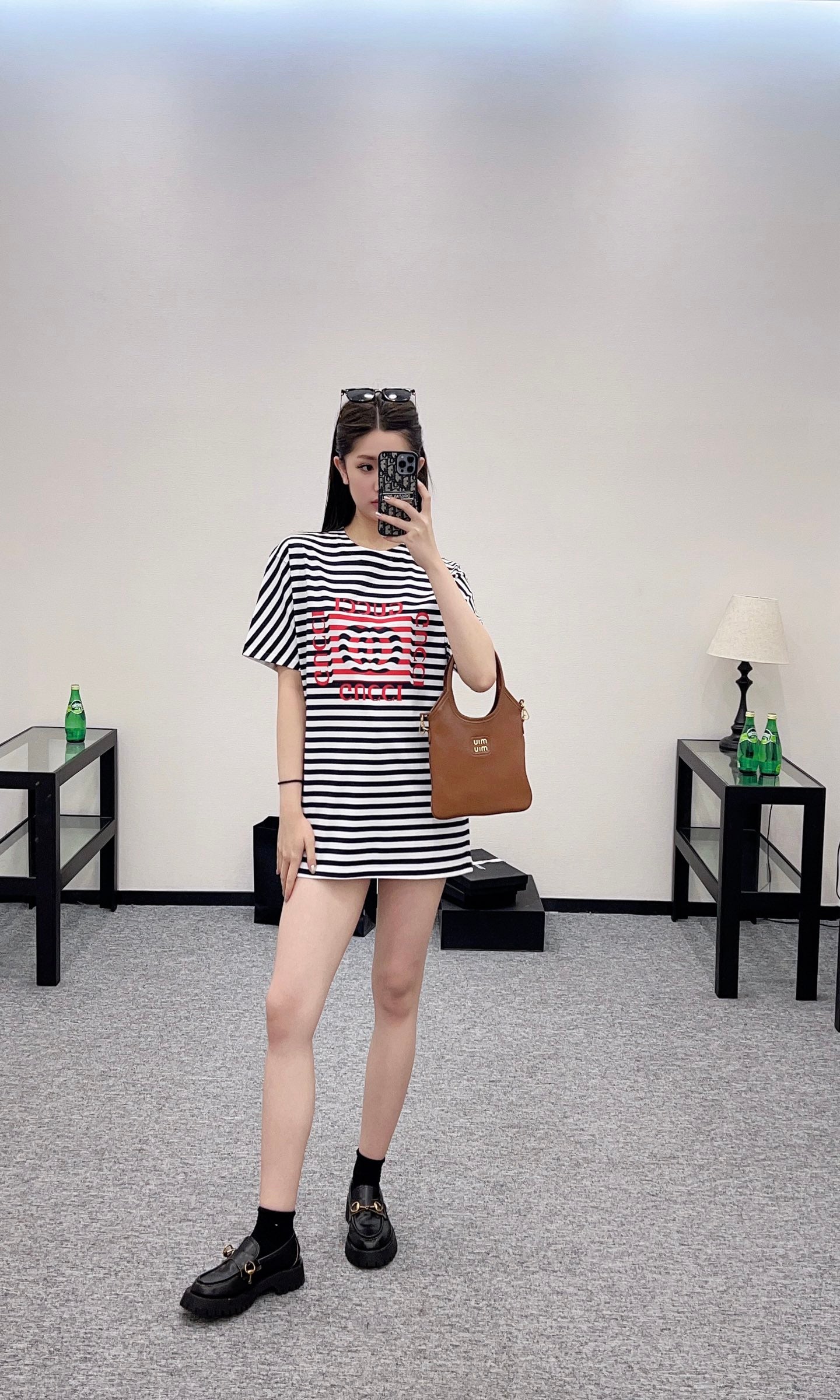 G*♥2025 new product Round neck striped short sleeves