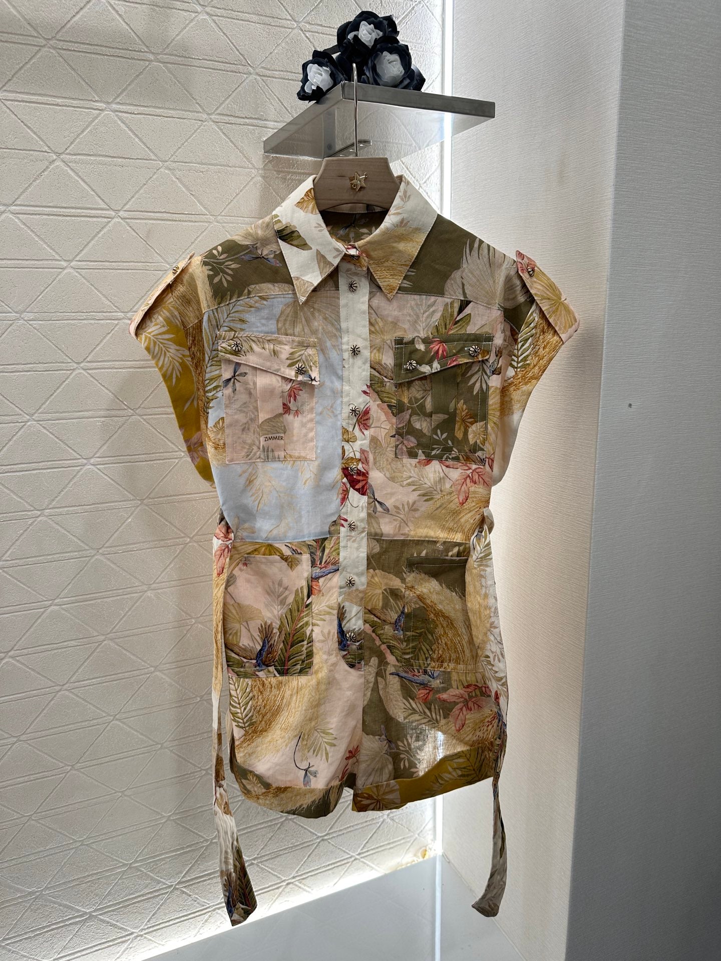 Z*♥2025 new product Linen jumpsuit
