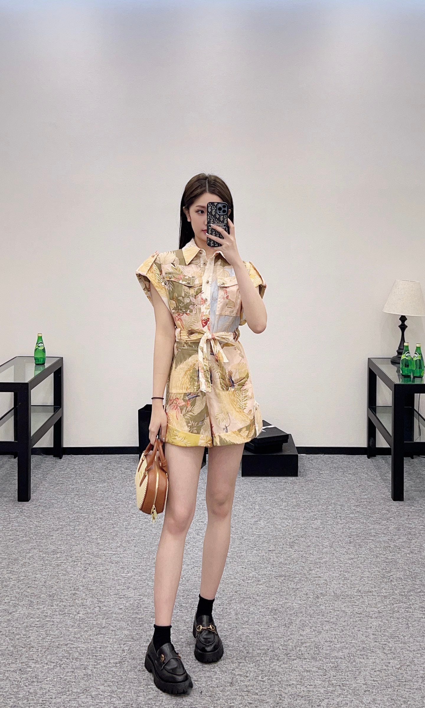 Z*♥2025 new product Linen jumpsuit