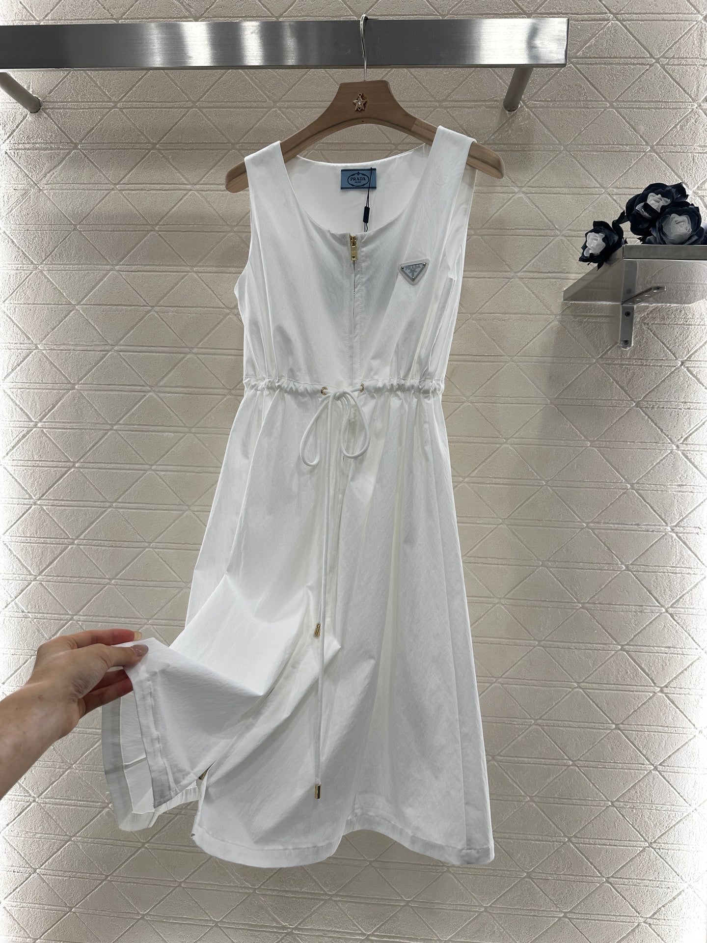 P*♥2025 new product Drawstring vest dress