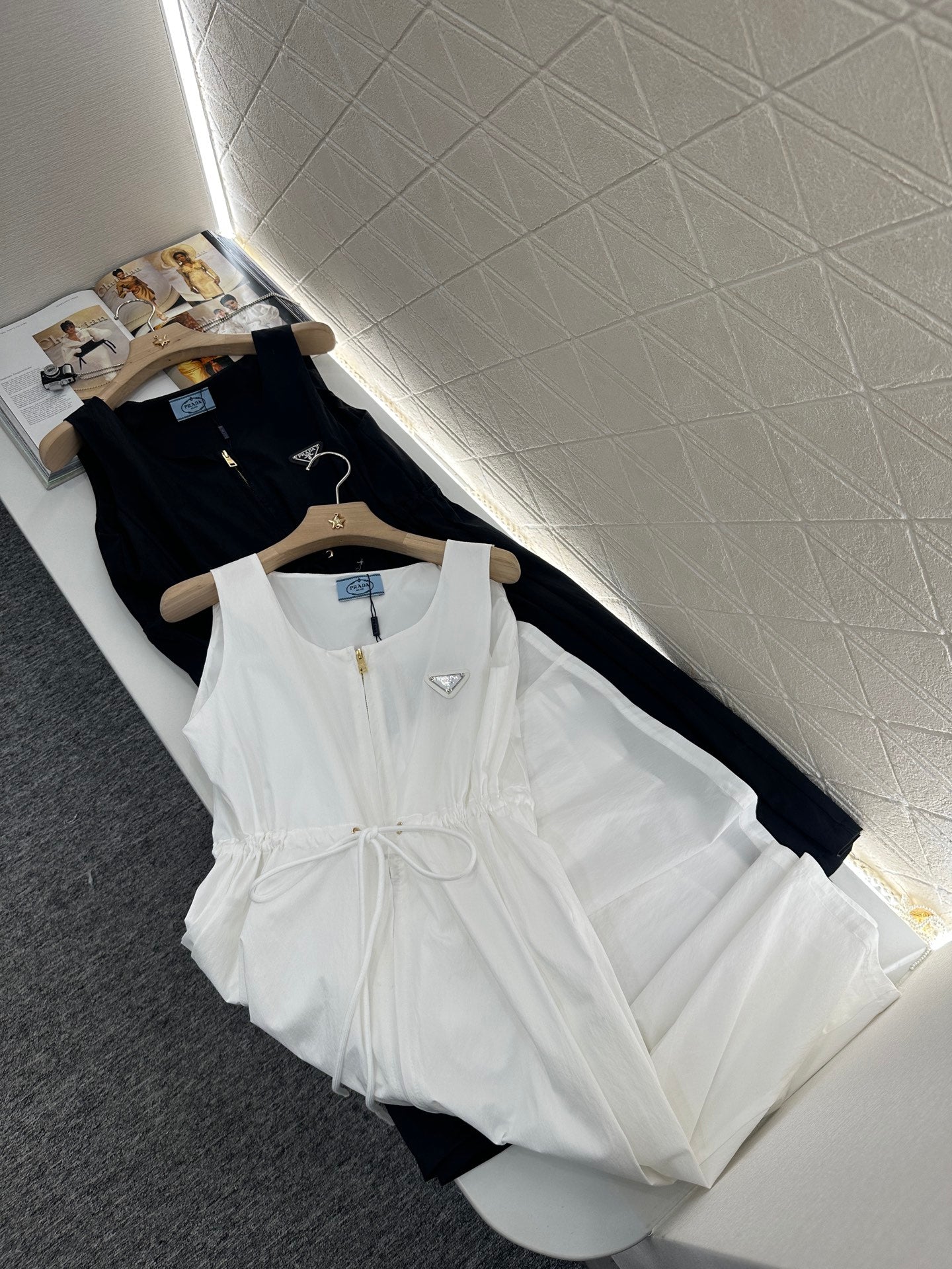 P*♥2025 new product Drawstring vest dress