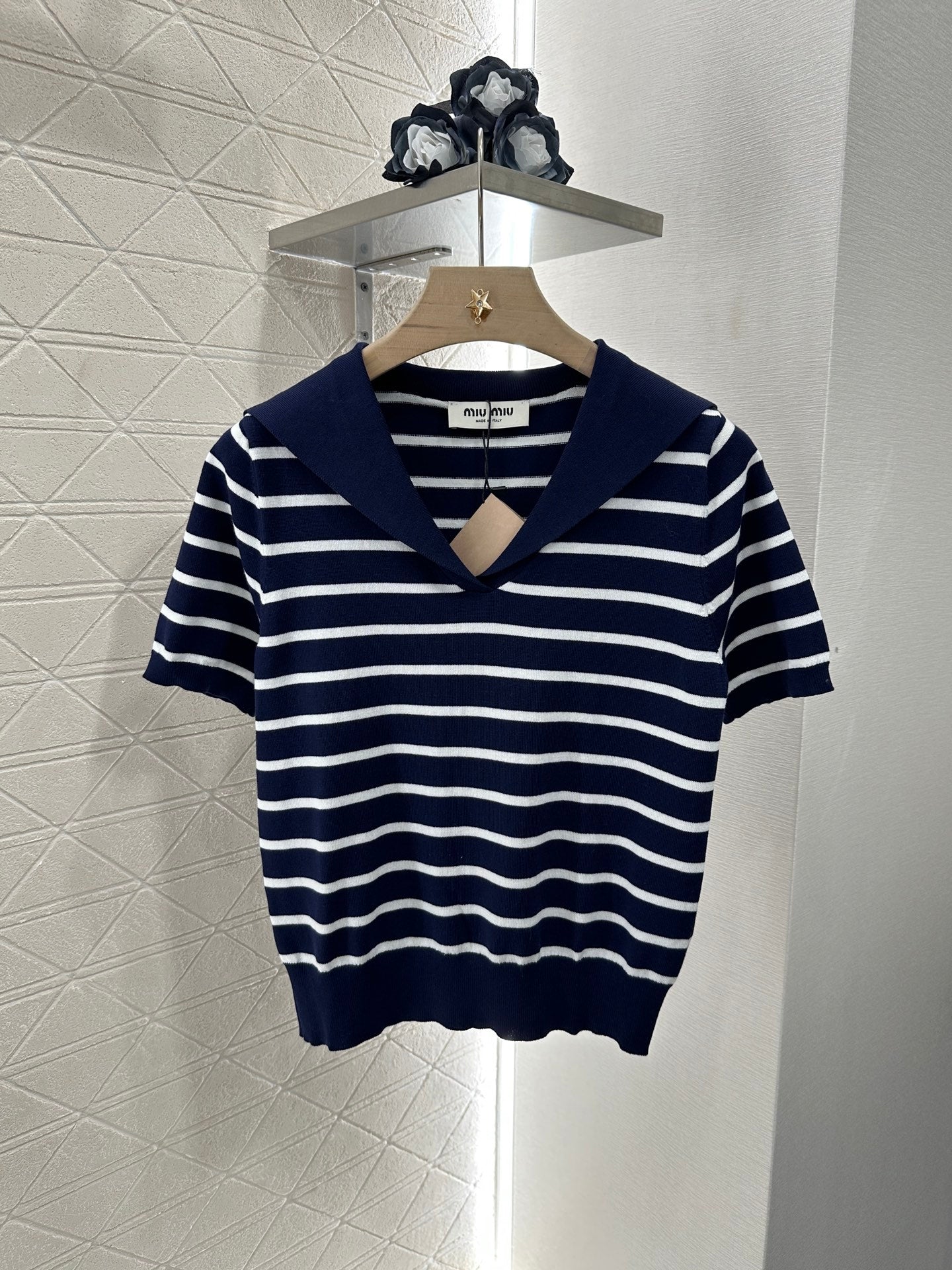 Mi*mi*♥2024 new products Knitted short sleeves