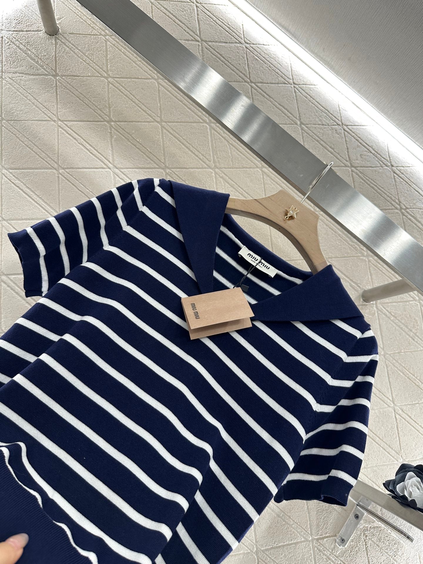 Mi*mi*♥2024 new products Knitted short sleeves