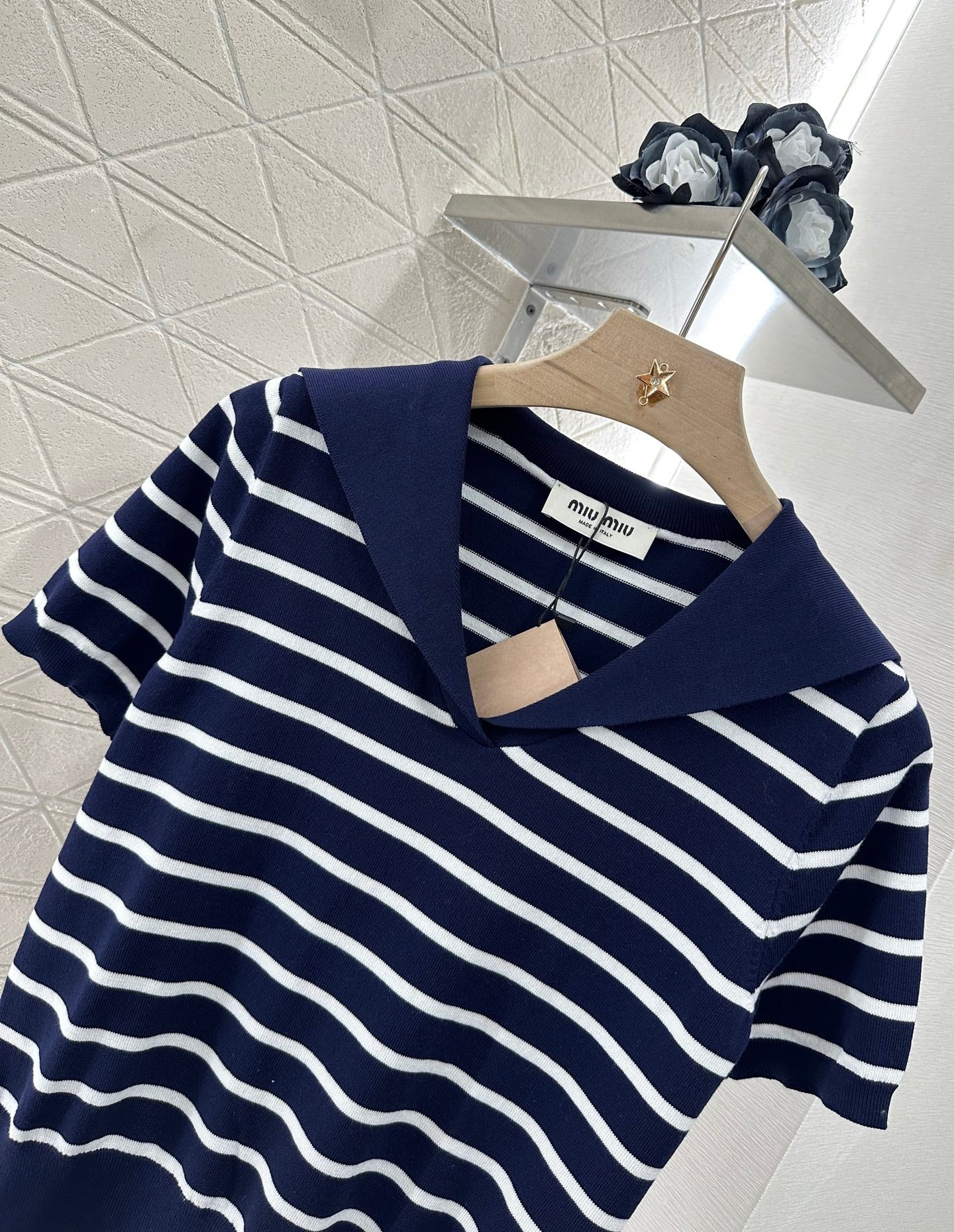 Mi*mi*♥2024 new products Knitted short sleeves