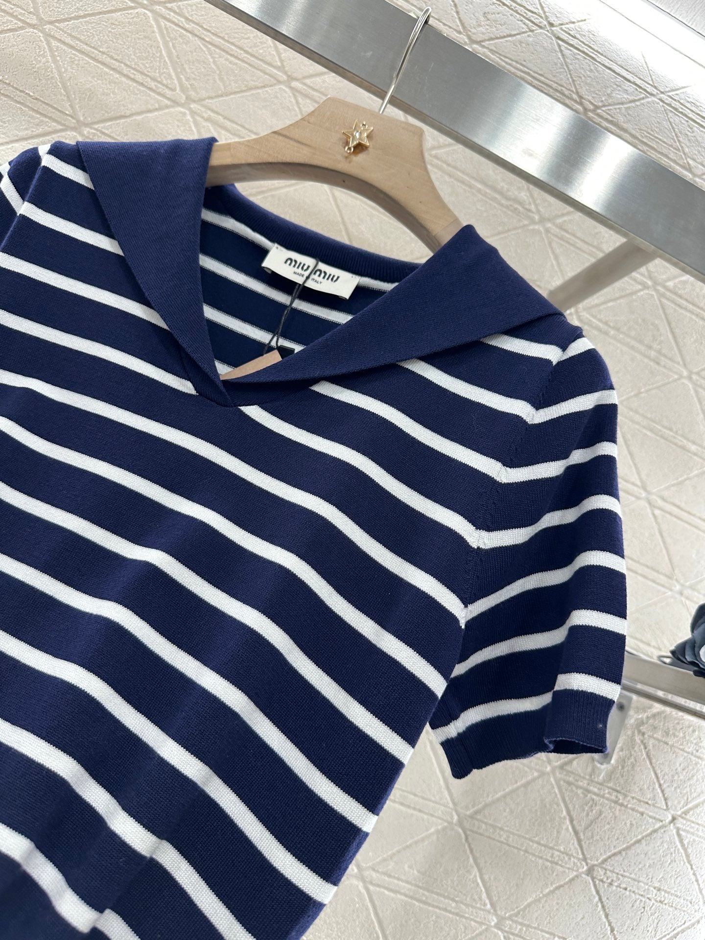 Mi*mi*♥2024 new products Knitted short sleeves