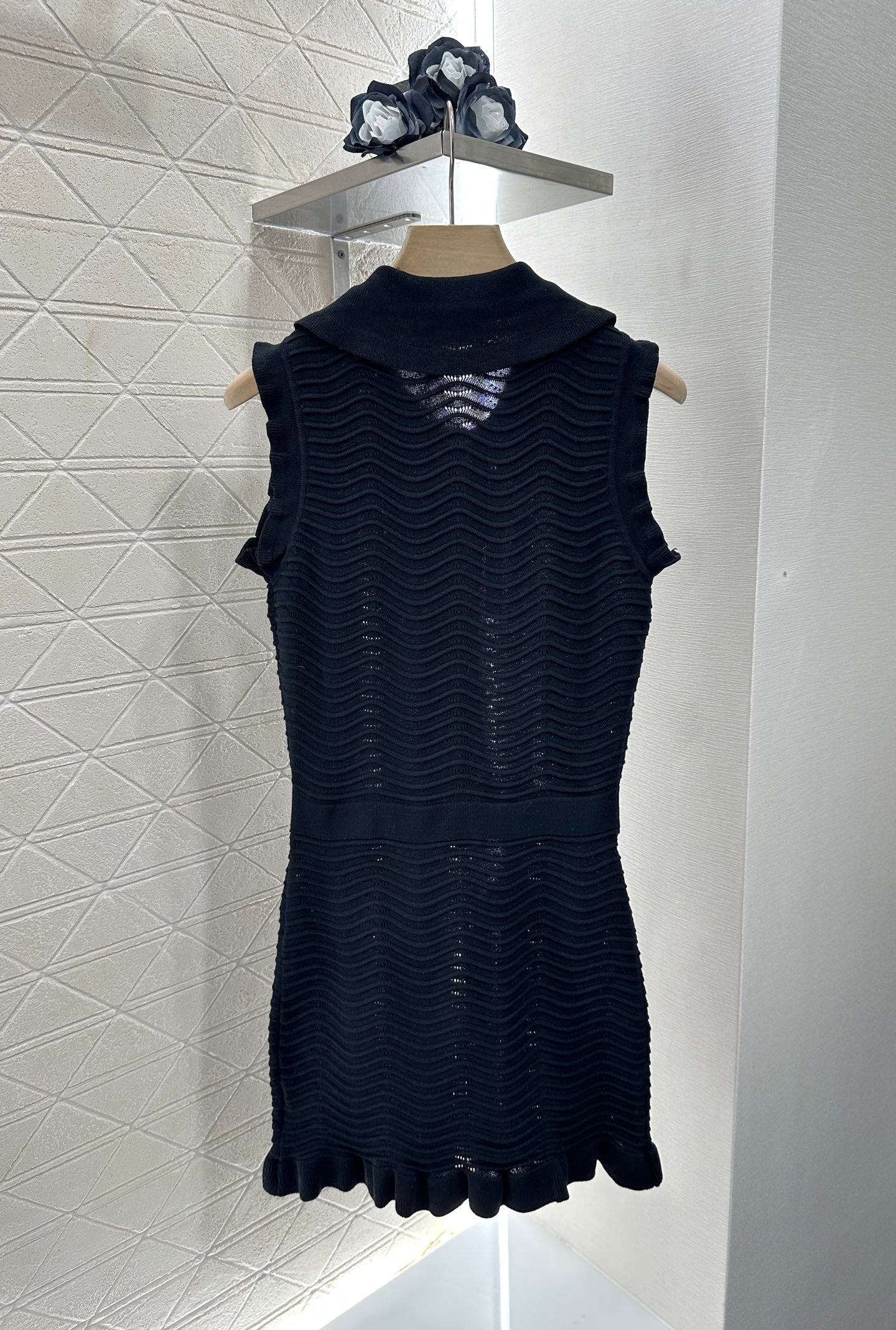 Mi*mi*♥2025 new product Knitted vest dress