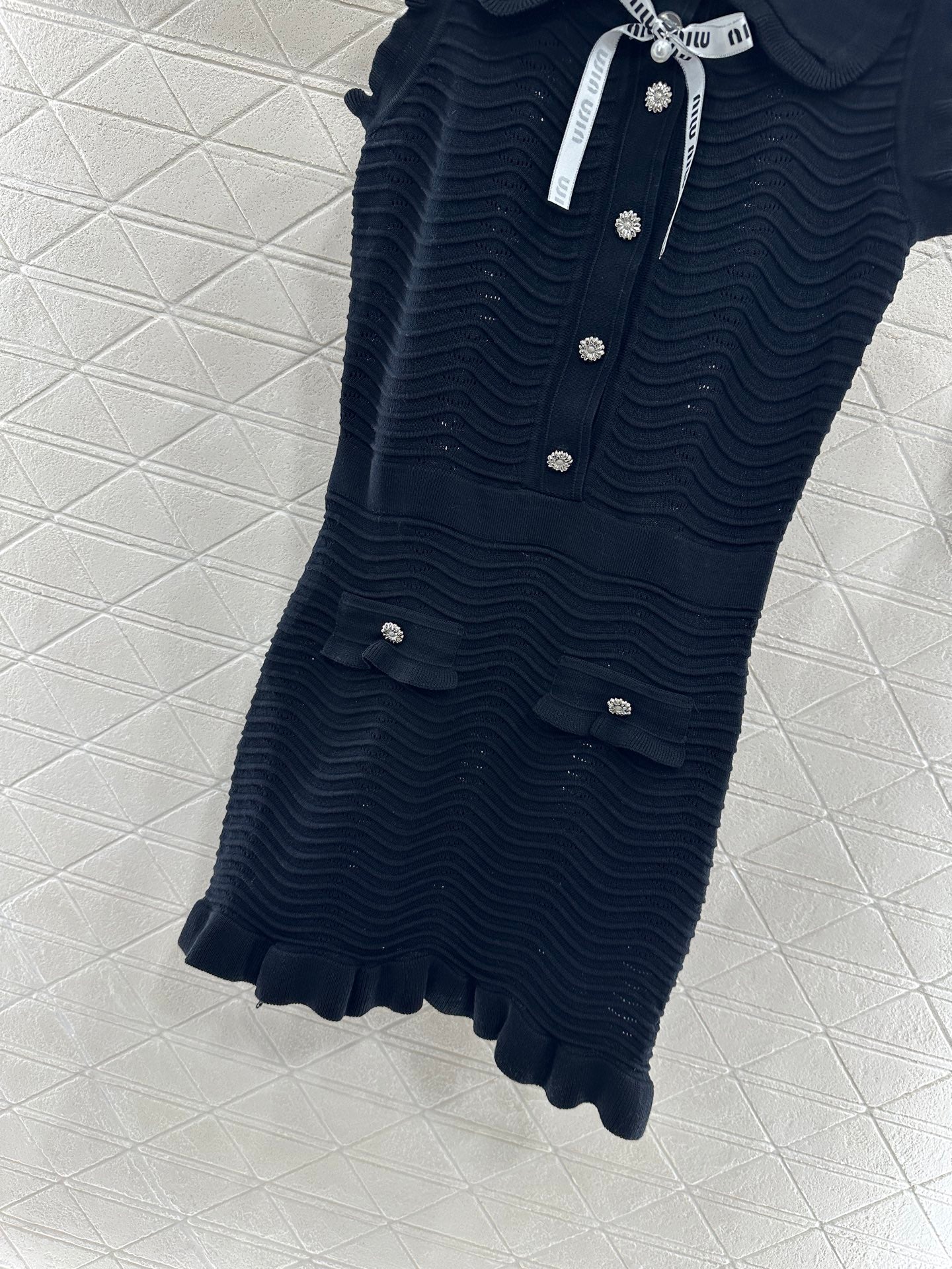 Mi*mi*♥2025 new product Knitted vest dress