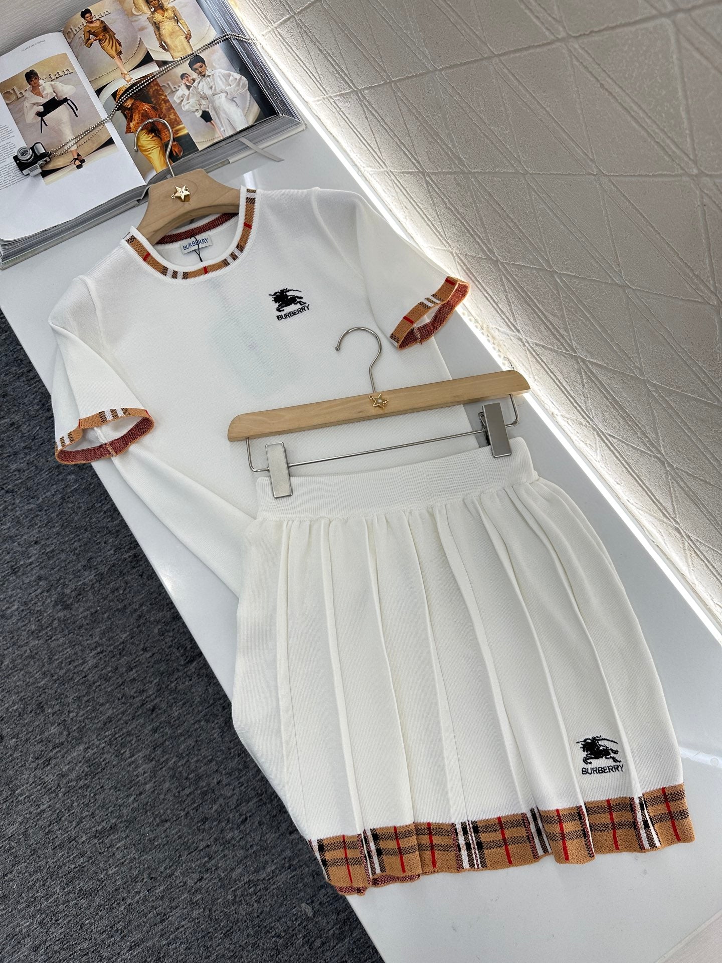 B*♥2025 new products Knitted skirt suit