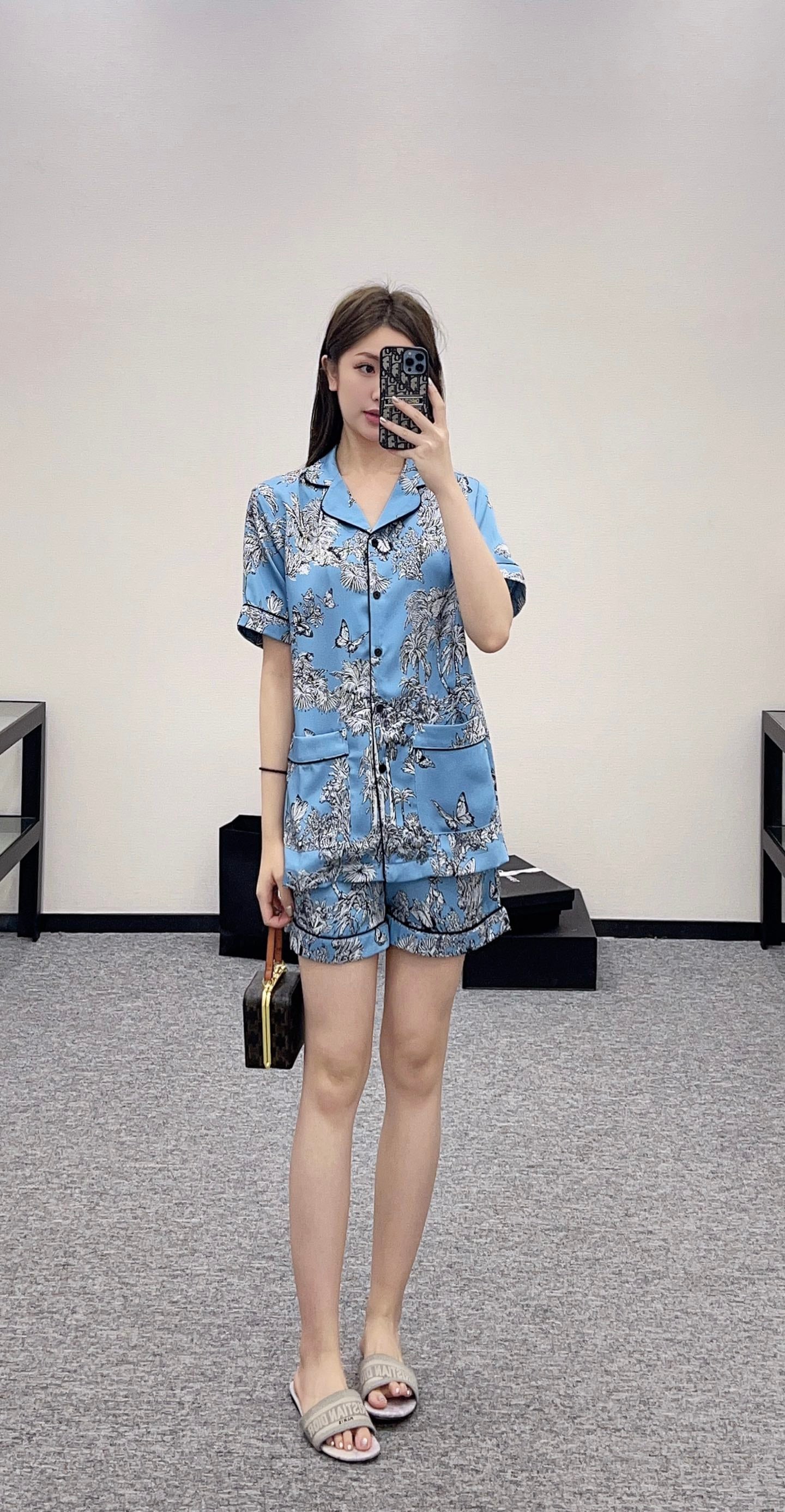 ♥D*♥2025 new products Shirt and shorts set