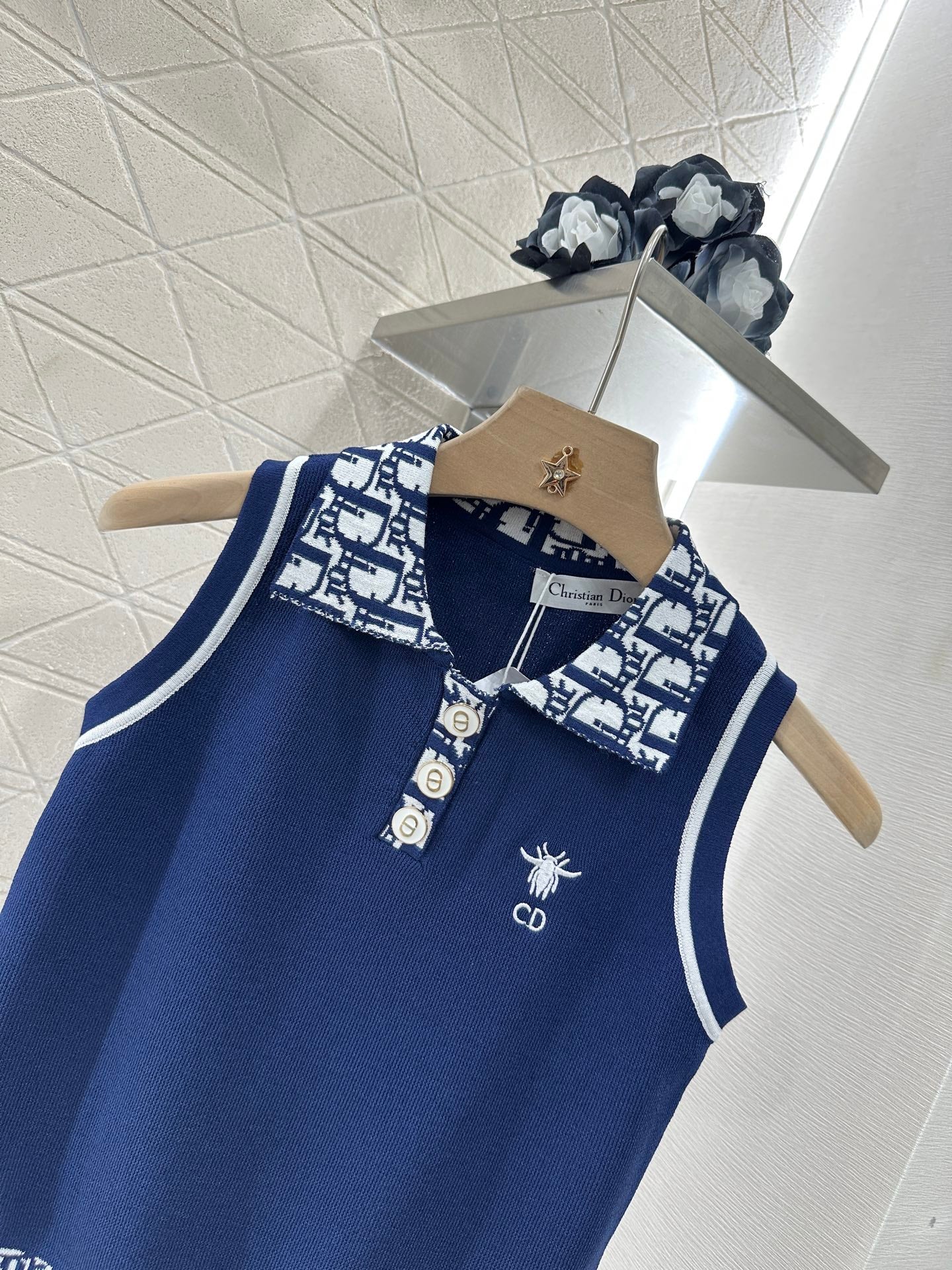 D*♥2025 new product Knitted vest