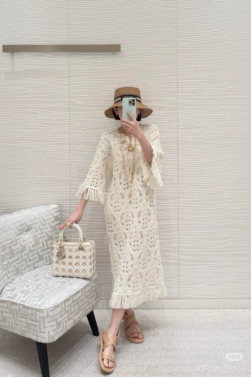D*♥2025 new product Fringed dress