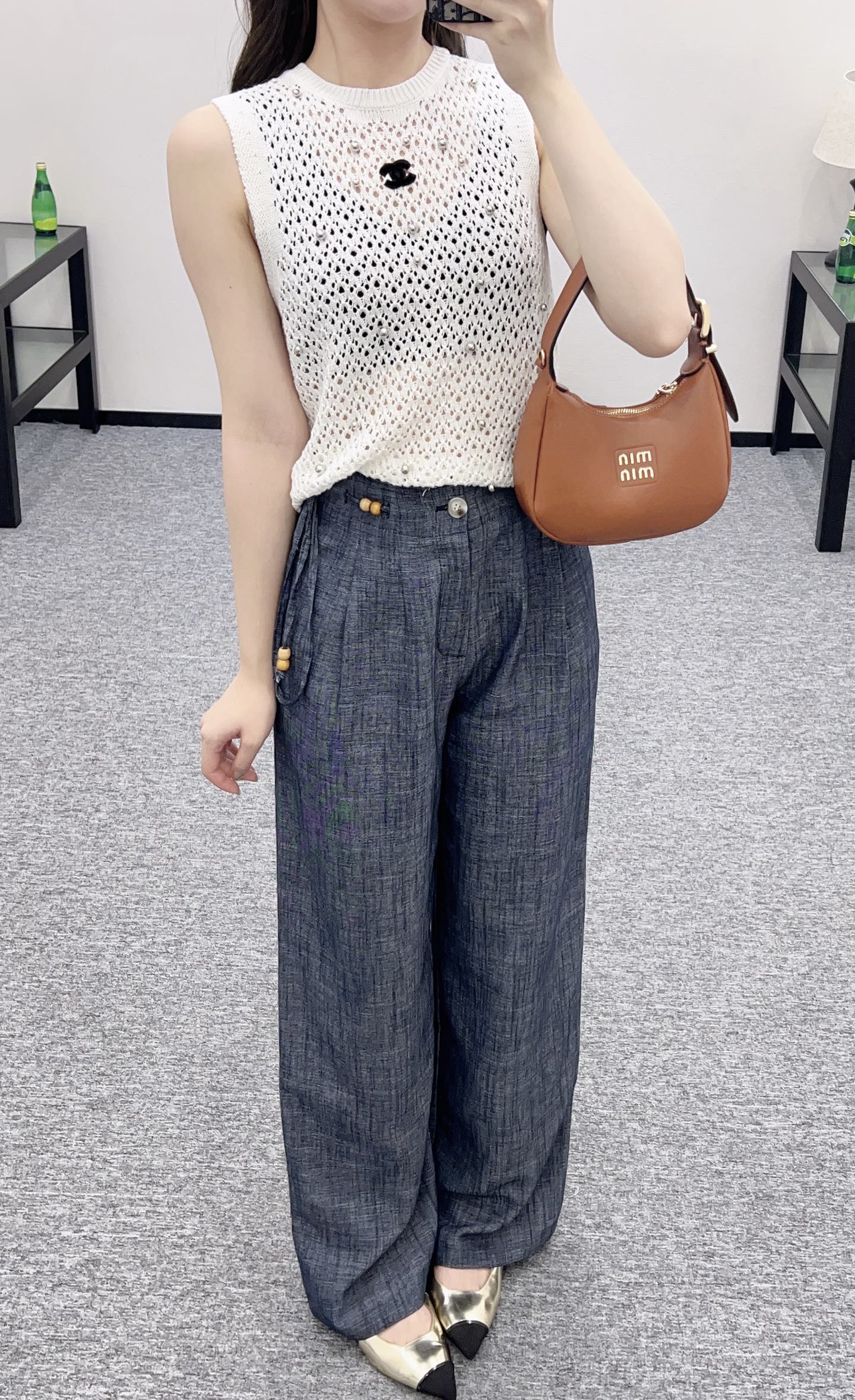 Mi*mi*♥2025 new products Cotton trousers