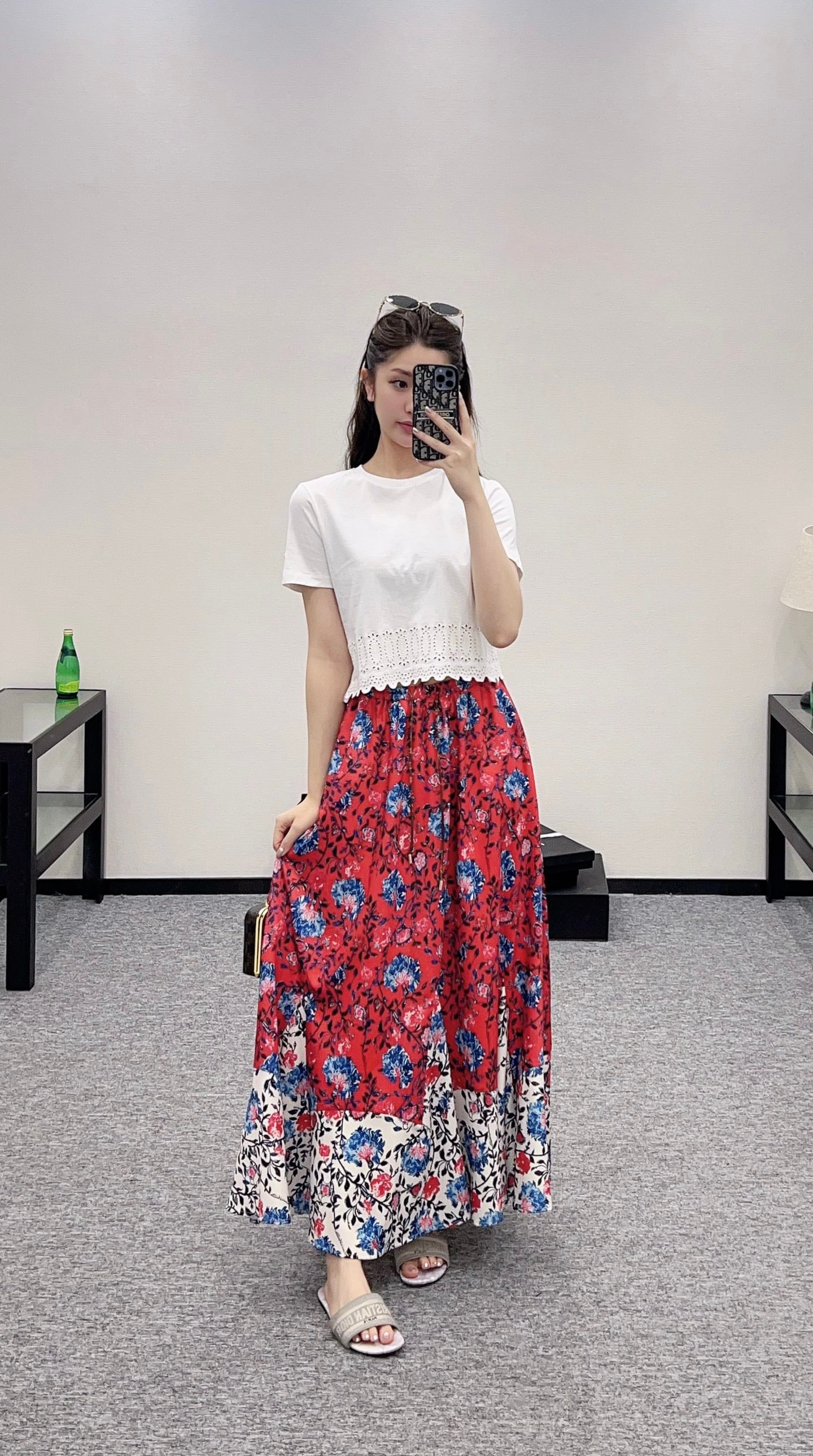 Louis*♥2025 new products Midi skirt