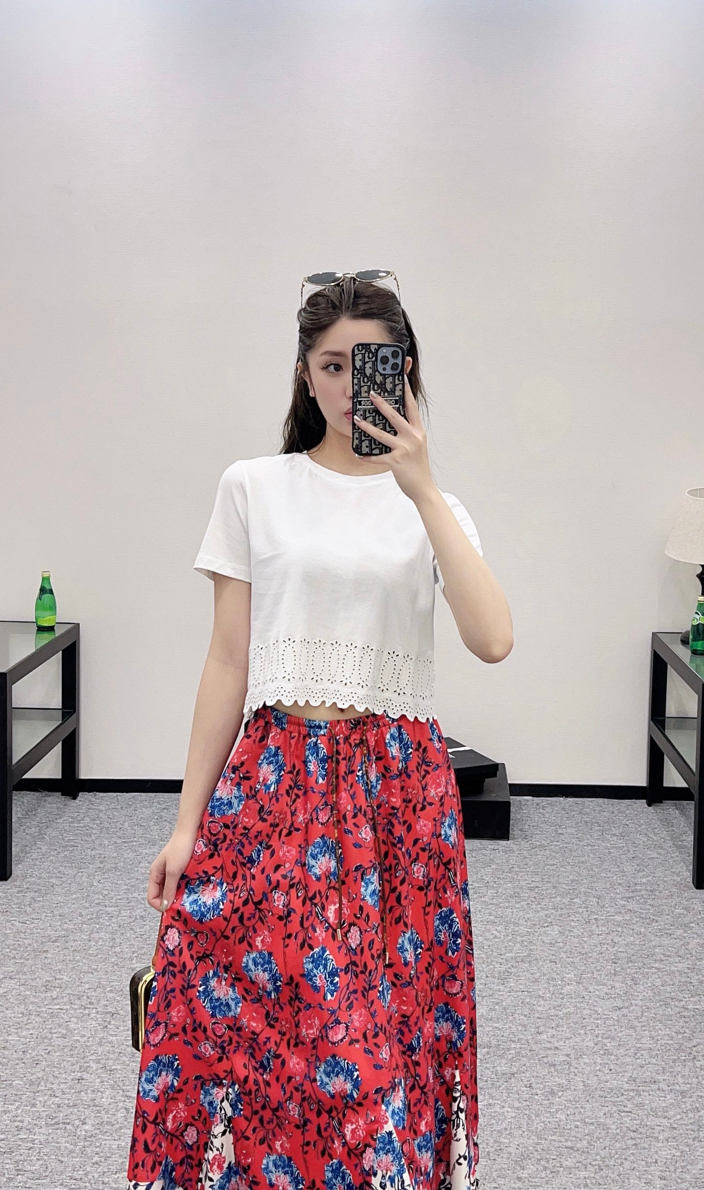 Louis*♥2025 new products Midi skirt